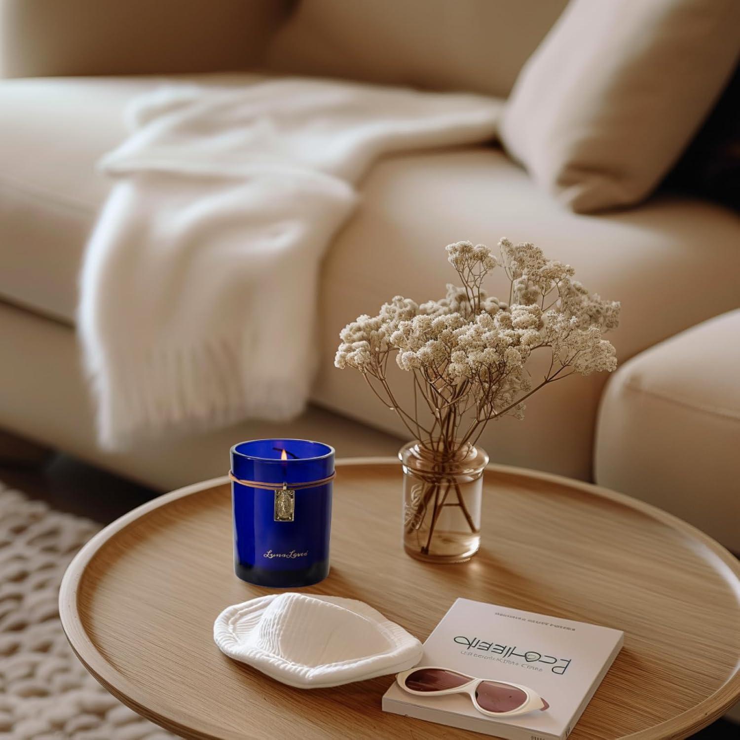 Vela Aromática de Soja LunaLoved 230g Madera Cítrica