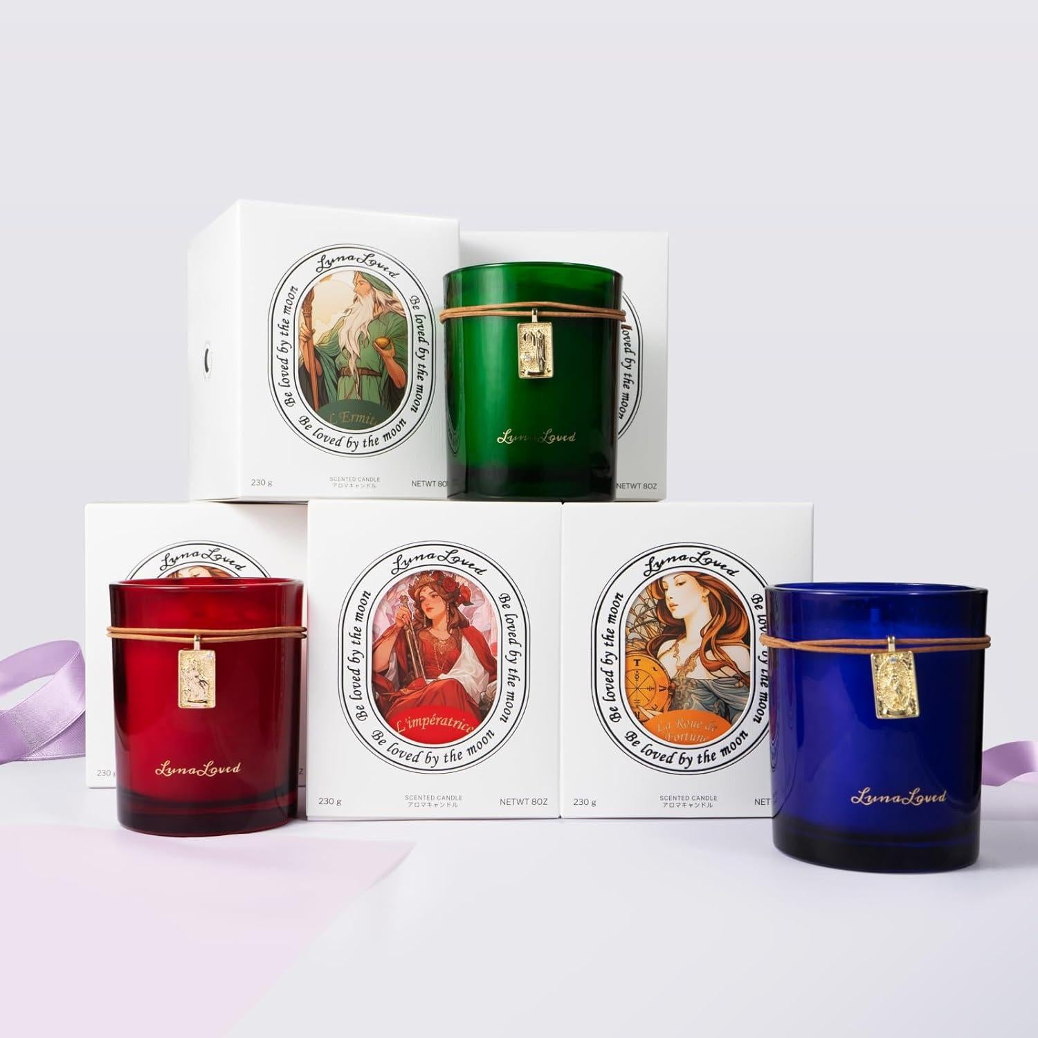 Vela Aromática de Soja LunaLoved 230g Madera Cítrica