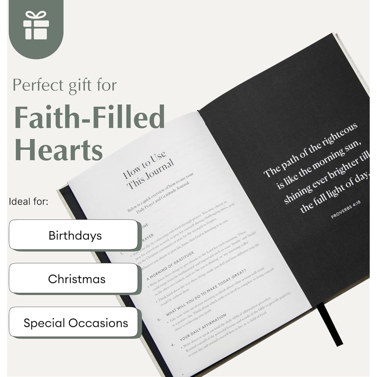 Diario de Oración y Gratitud The Christian Journal Co. 208 Páginas