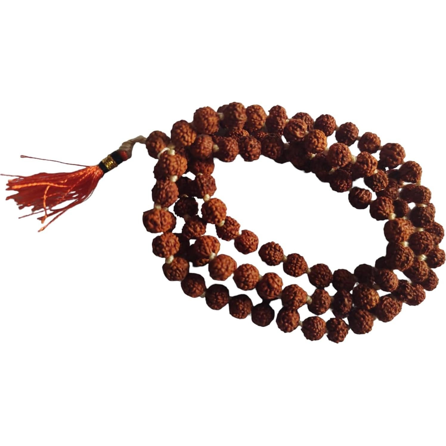 Mala de Rudraksha 10 mm BHAVICREATION con bolsa de japa