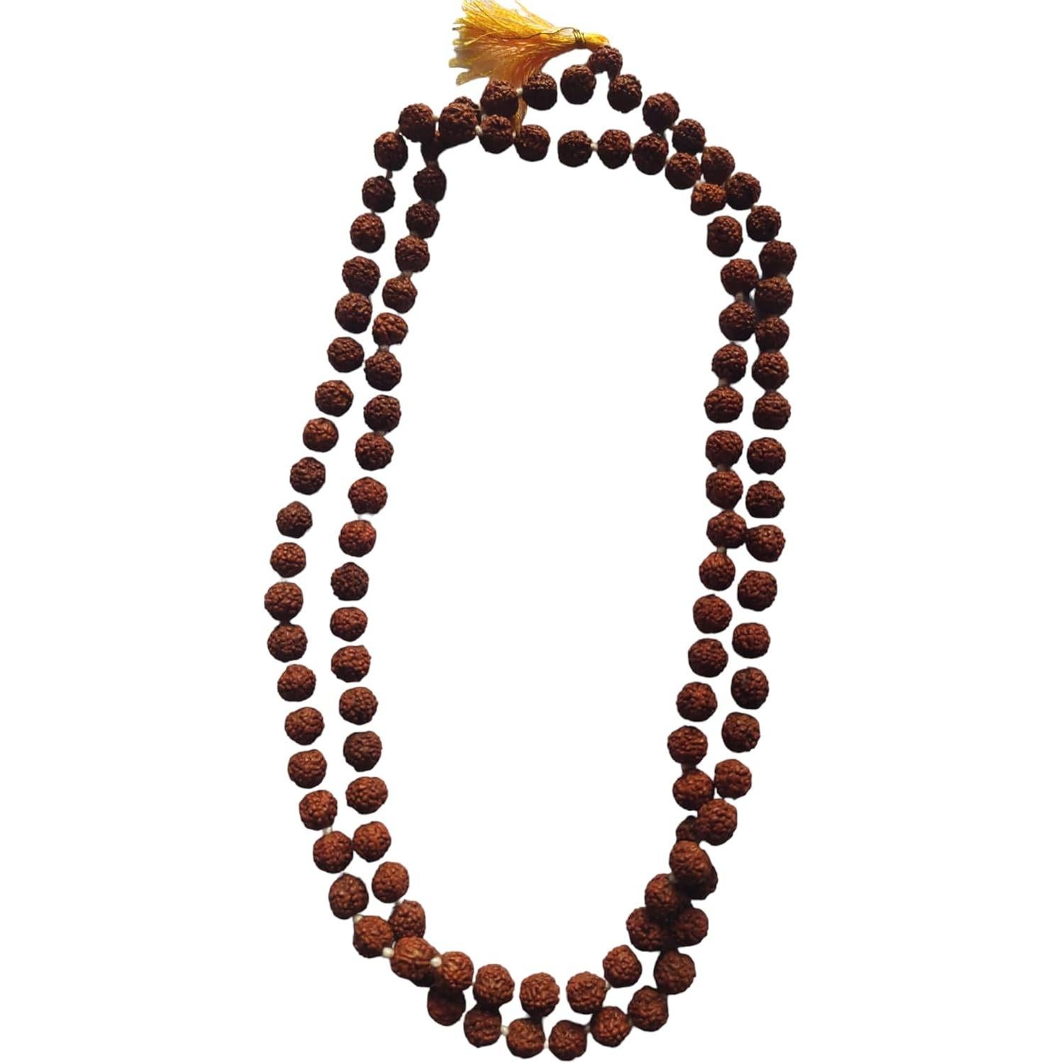 Mala de Rudraksha 10 mm BHAVICREATION con bolsa de japa