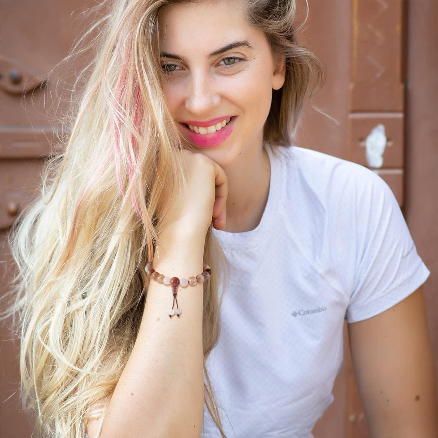 Perlas Guru de Ágata India Craftdady 10 Juegos 16.5-18mm