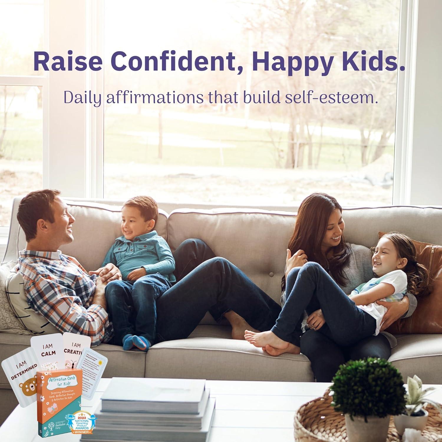 Tarjetas de Afirmaciones para Niños Meditation Fairy - 30 Tarjetas