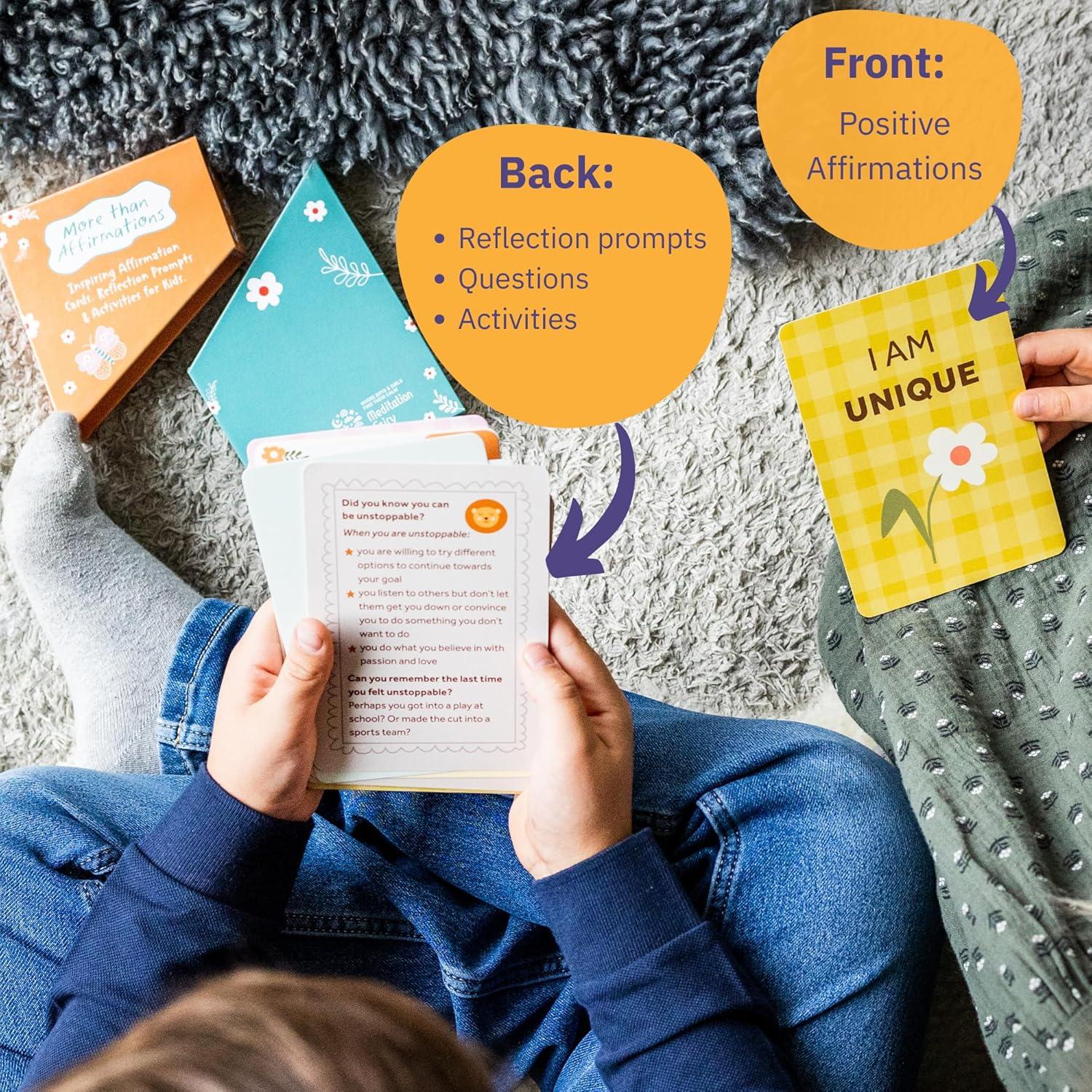Tarjetas de Afirmaciones para Niños Meditation Fairy - 30 Tarjetas