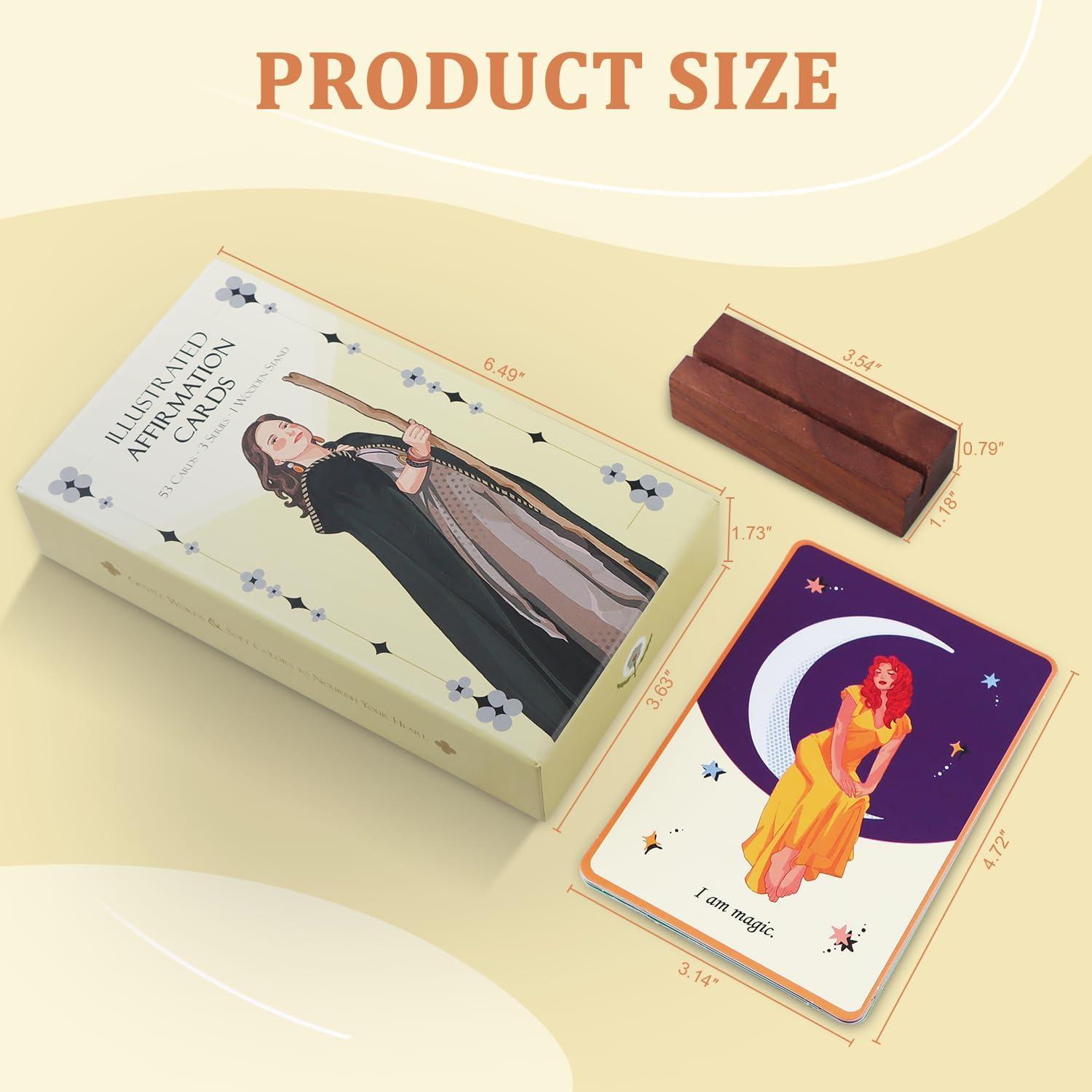 Tarjetas de Afirmación FOUNCY - 53 Tarjetas Motivacionales