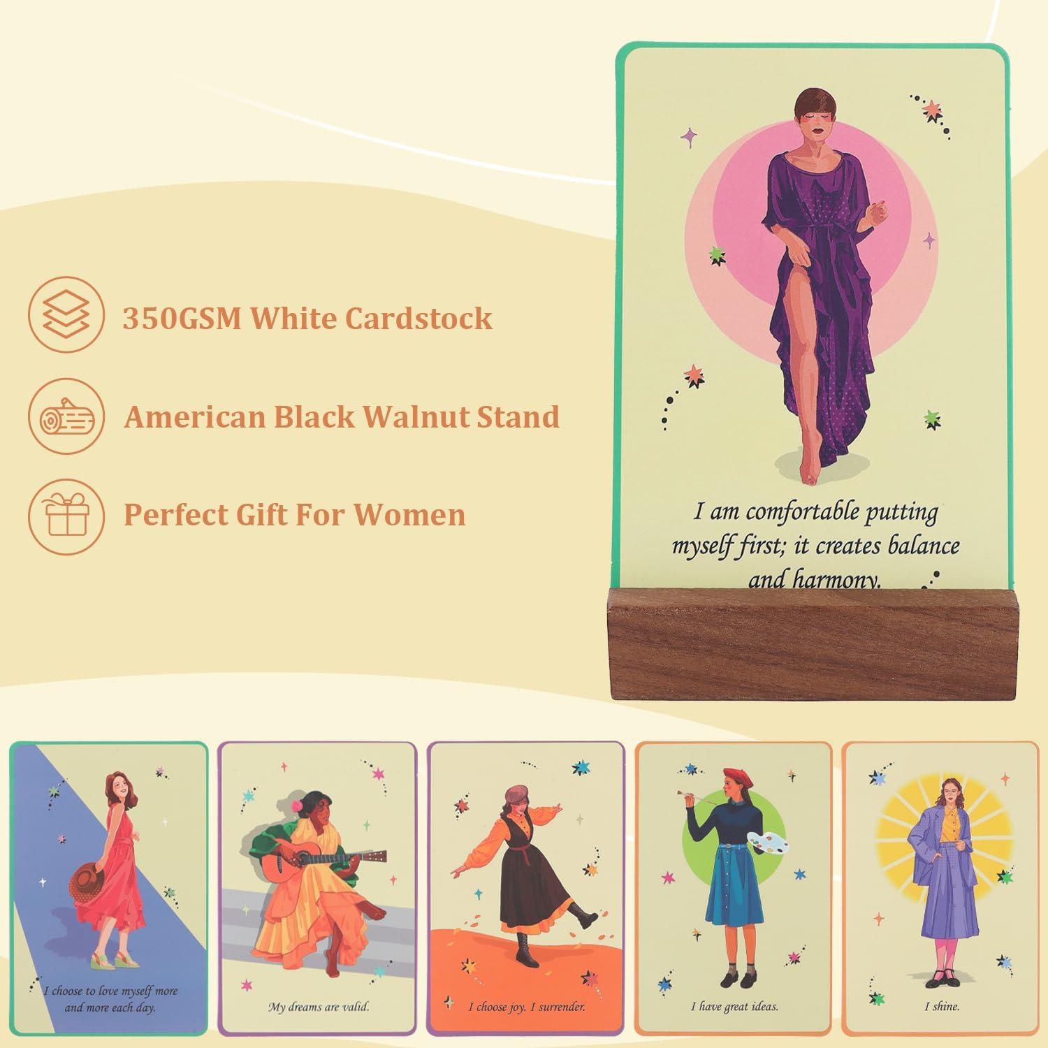 Tarjetas de Afirmación FOUNCY - 53 Tarjetas Motivacionales