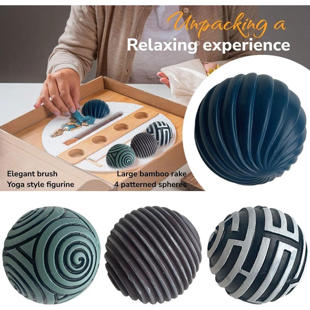 Kit de Jardín Zen PandaXun - Bola de Arena 4.5cm Decorativa