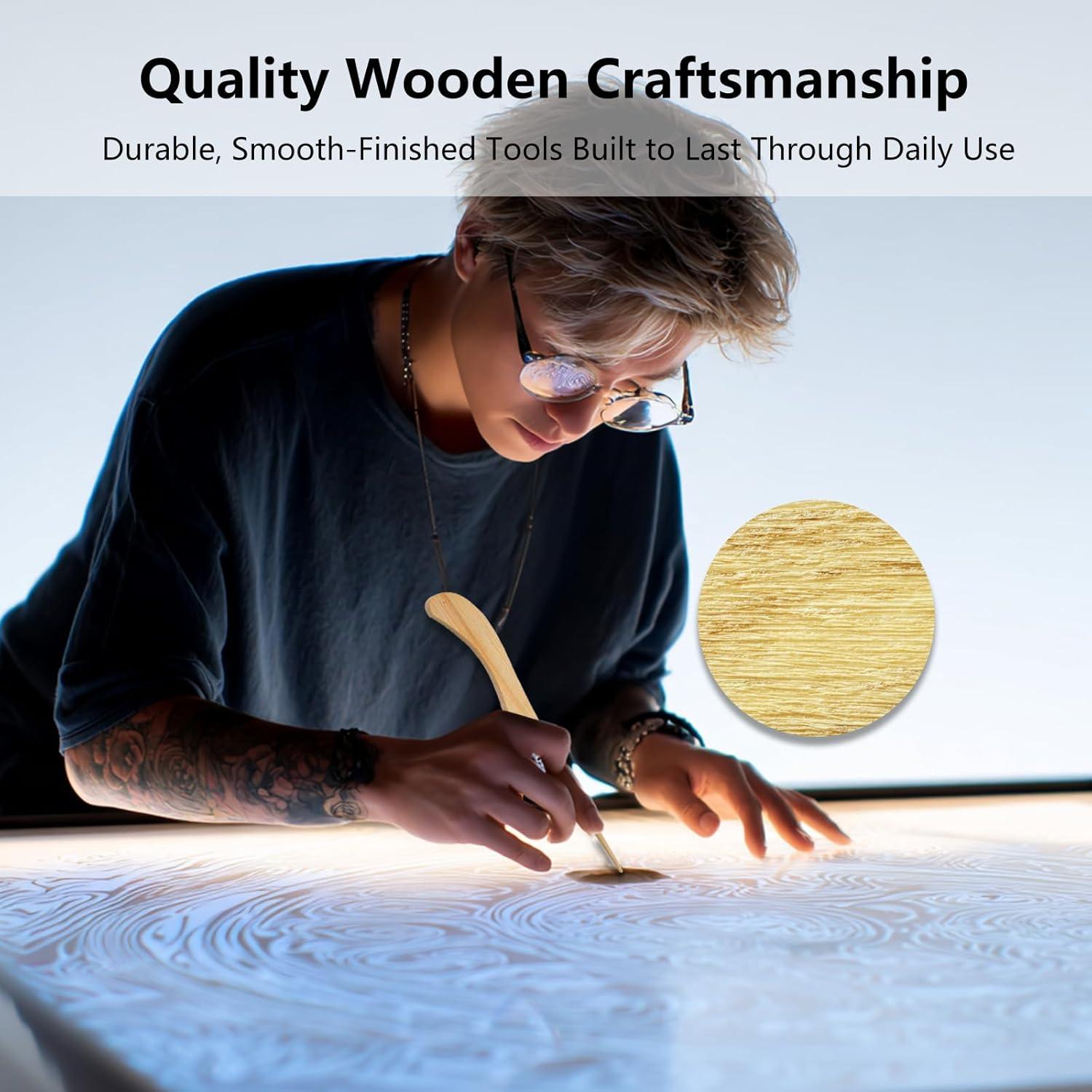 5 Herramientas de Rastrillo de Jardín Zen YAFIYGI Miniatura