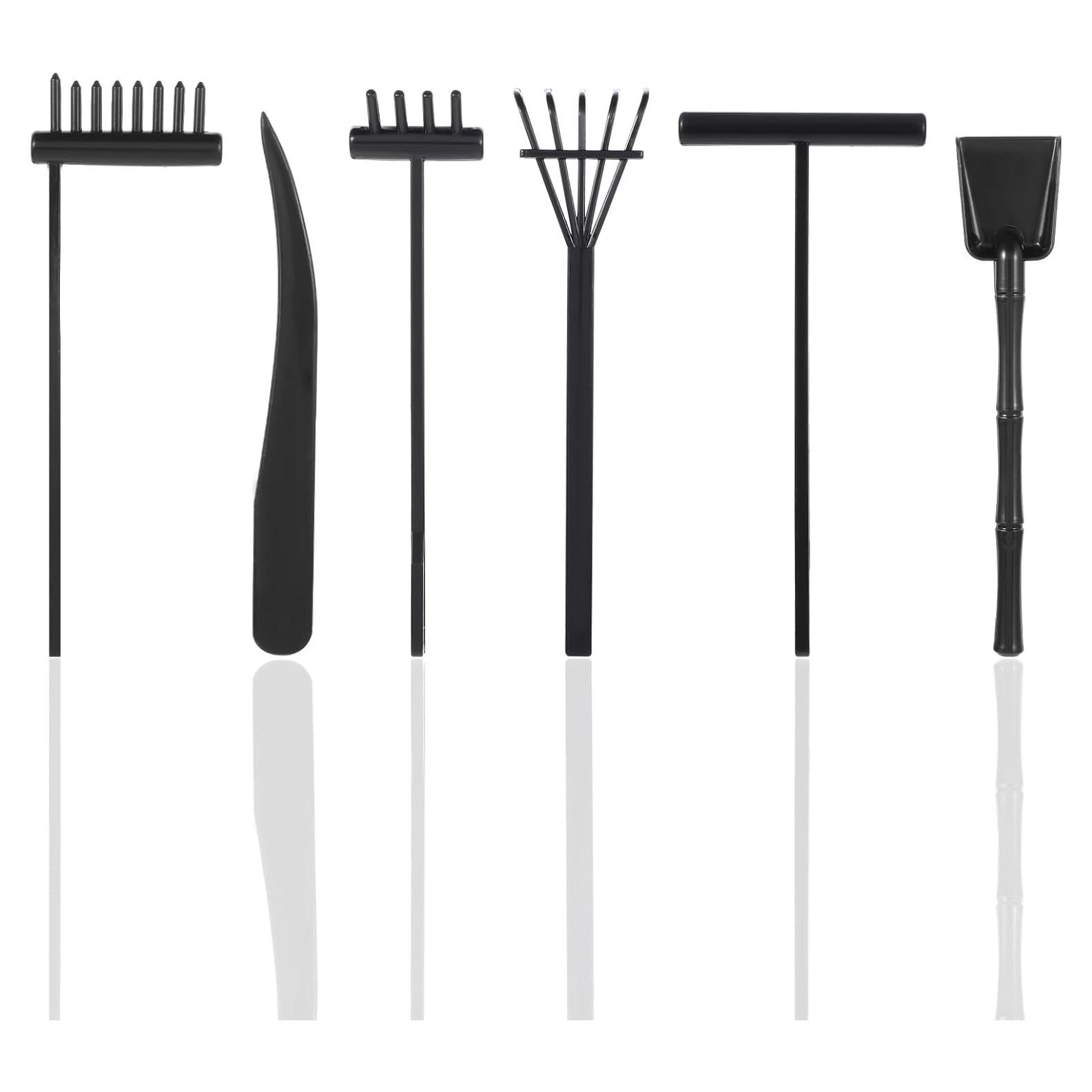 Kit de Jardín Zen Mini LIQWEI 6 Piezas Accesorios Relax