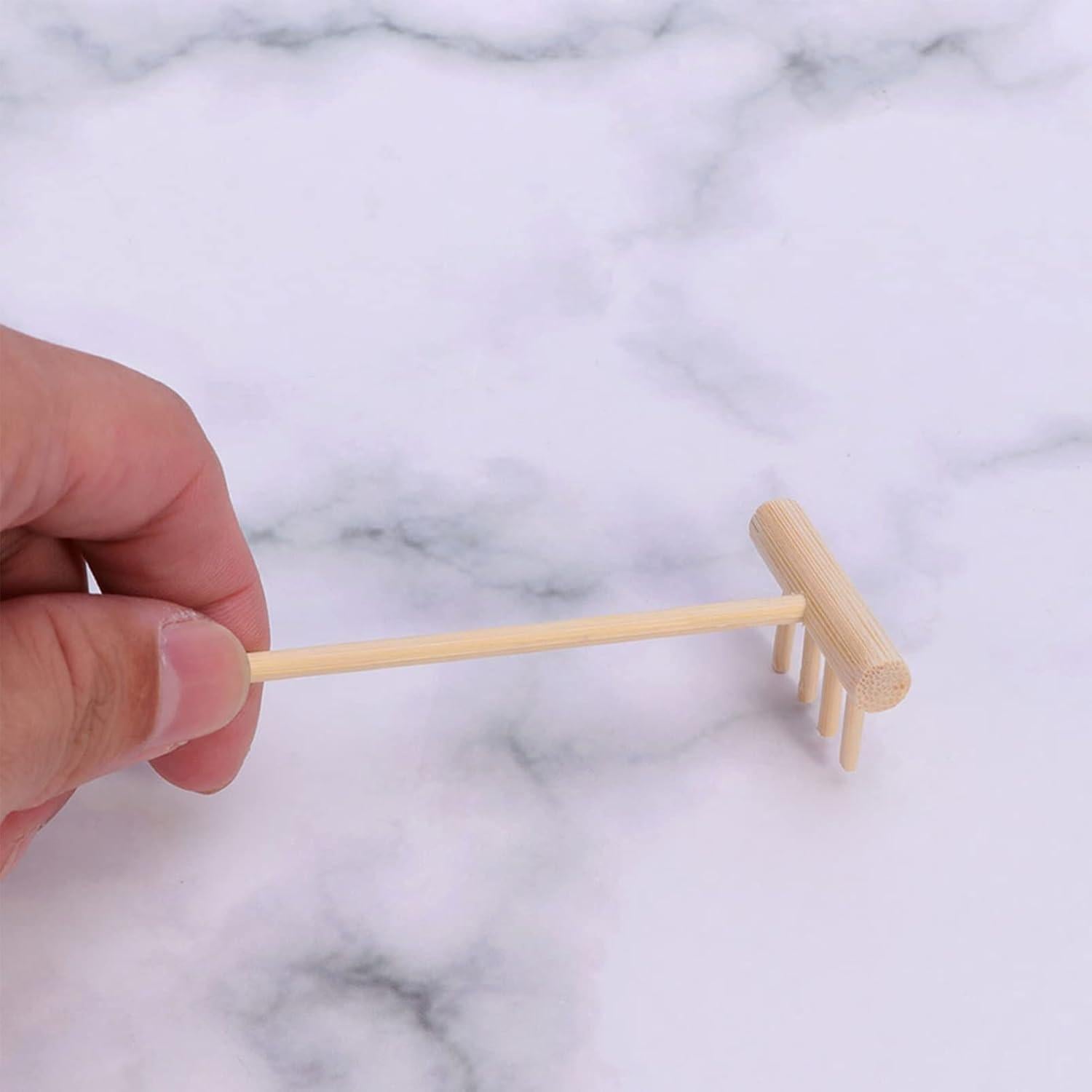 Mini Herramientas de Jardín Zen Gatuida 8 Piezas Beige