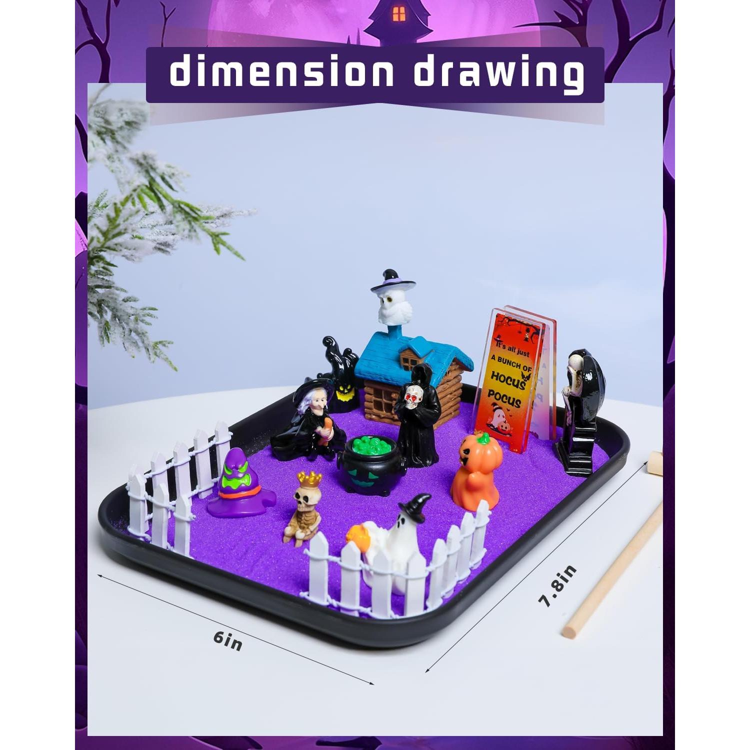 Kit Jardín Zen Halloween MSEHKM con Cartel Inspirador