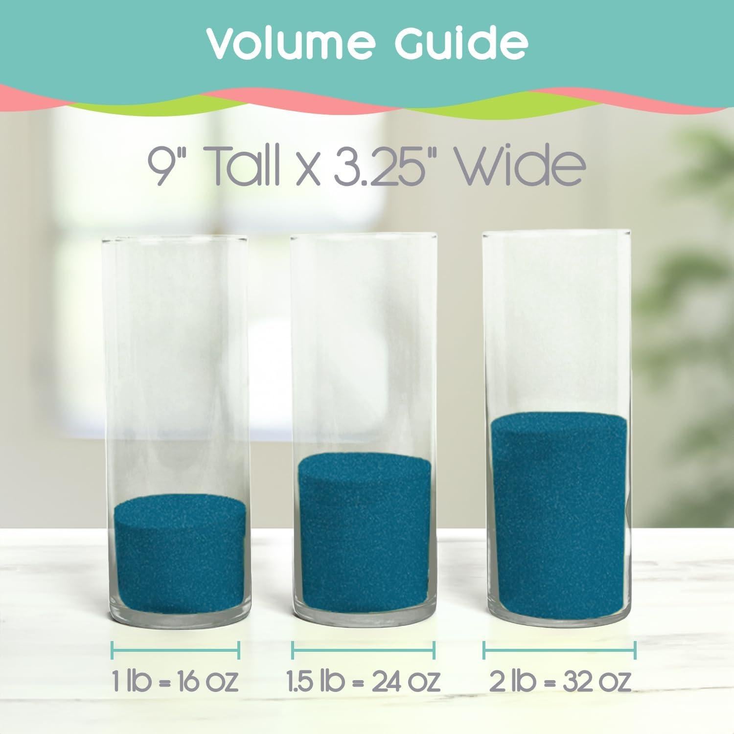 Arena de Color Pacífico Sandsational Sparkle 0.61 kg para Bodas