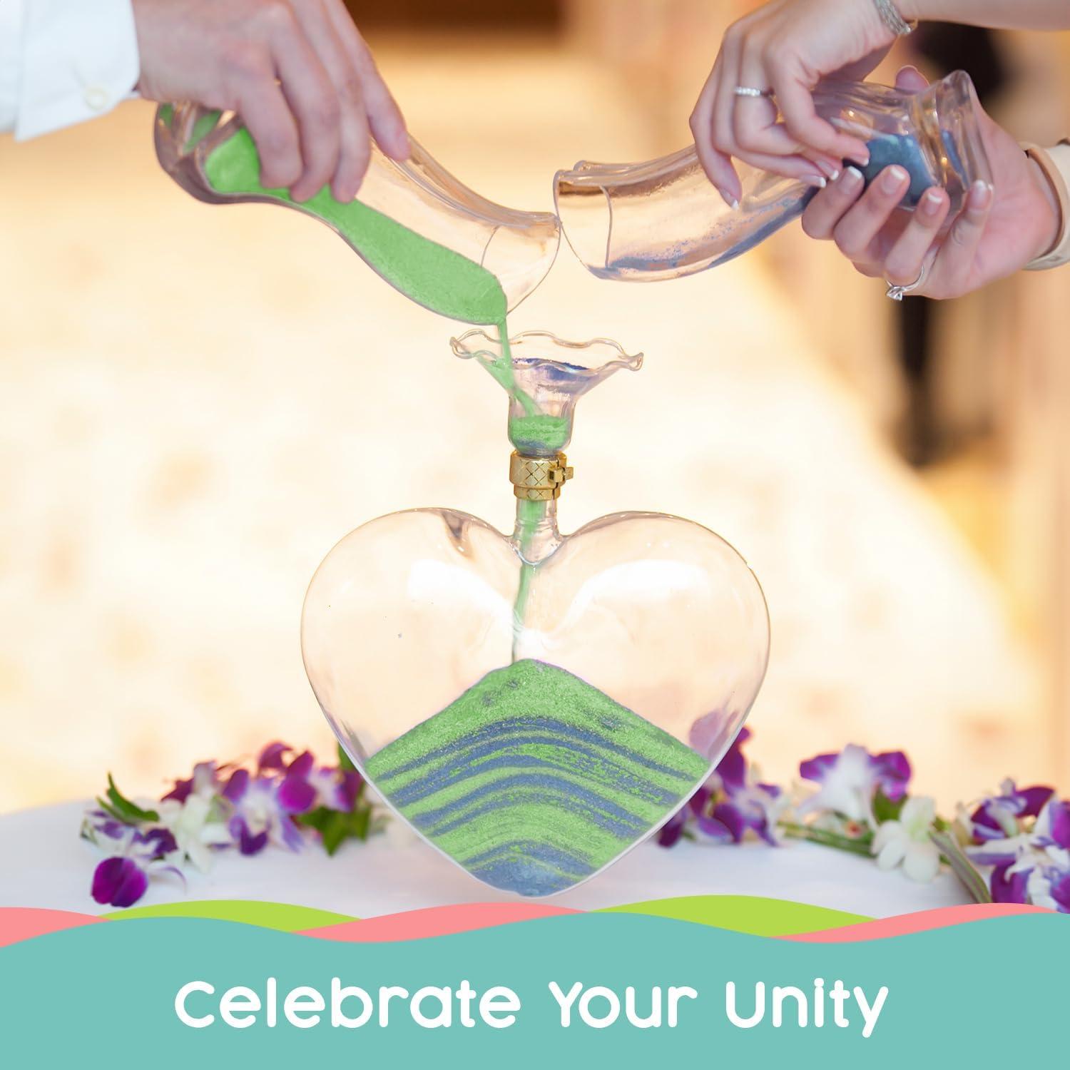 Arena de Color Pacífico Sandsational Sparkle 0.61 kg para Bodas