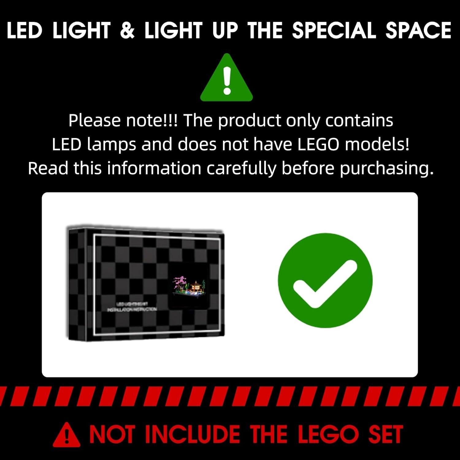 Kit de Luz LED Tusedna para LEGO 10315 Jardín Tranquilo