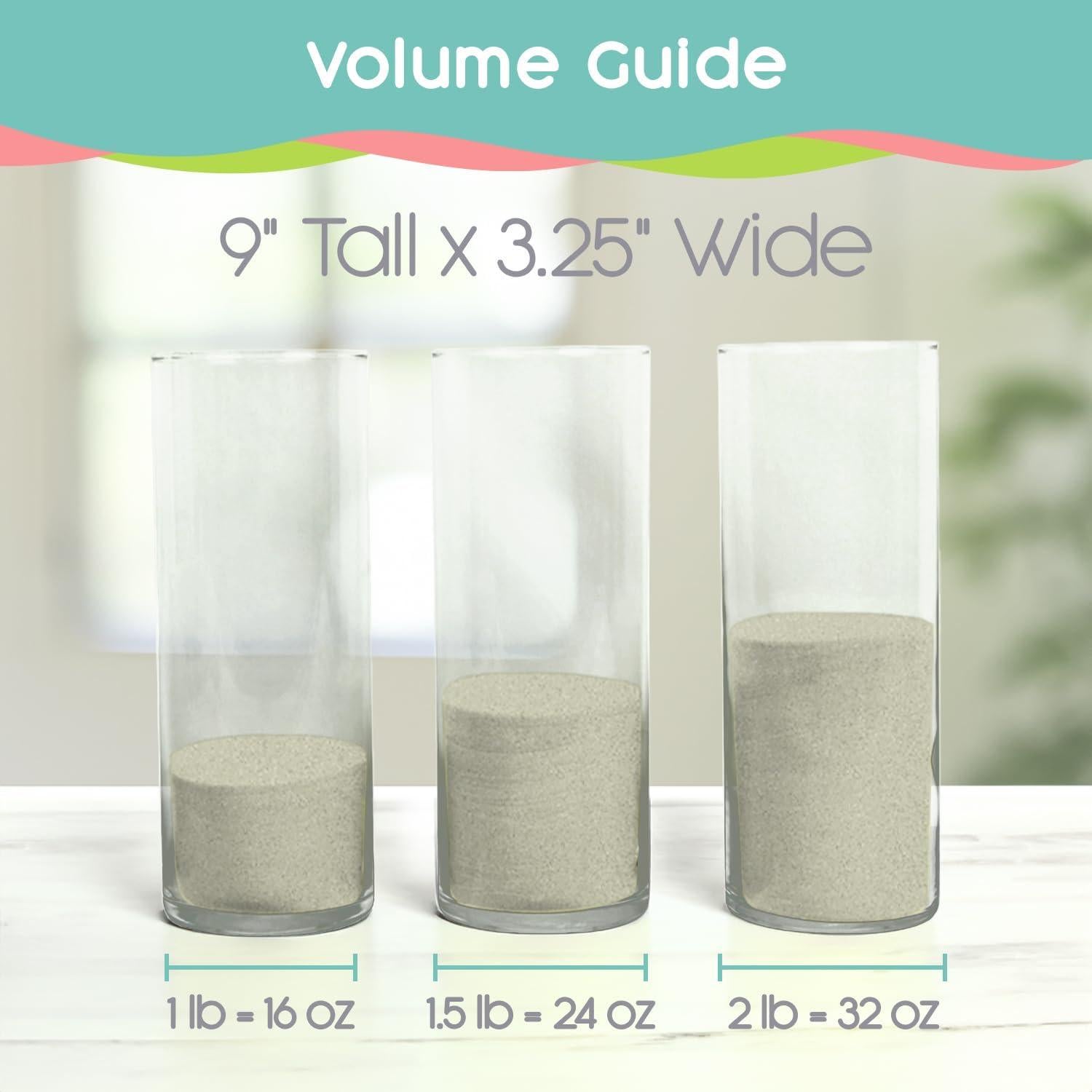 Arena de Unión Brillante Plateada Sandsational 22oz - Decoración