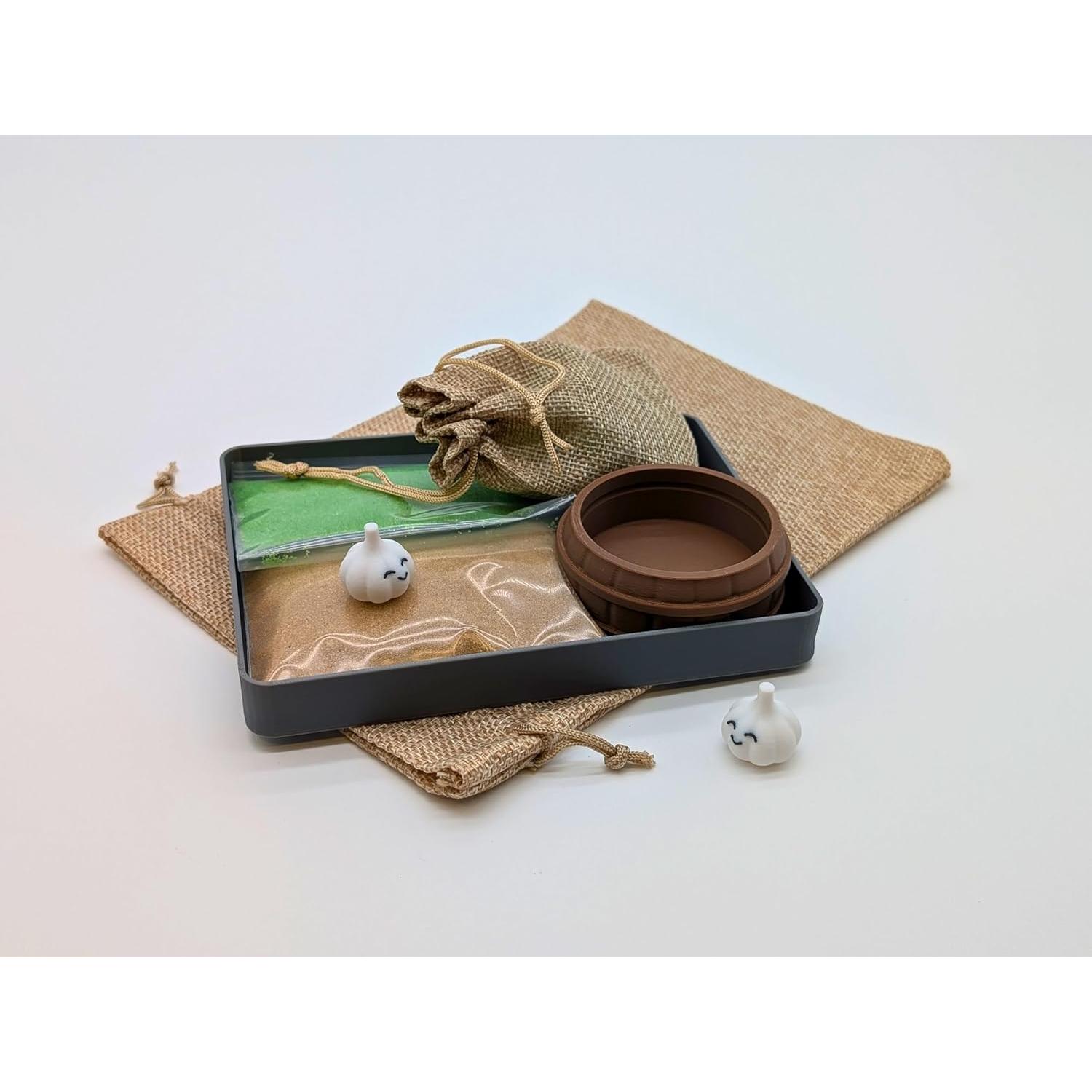 Jardín Zen de Pepinillo UglaForge - Kit de Escritorio Miniatura