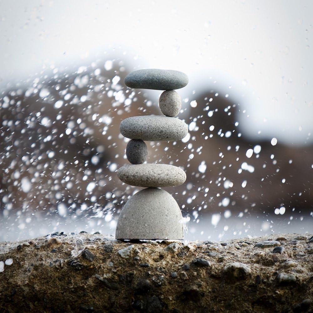 Escultura de Cairn de Piedra Natural Garden Age 28 cm
