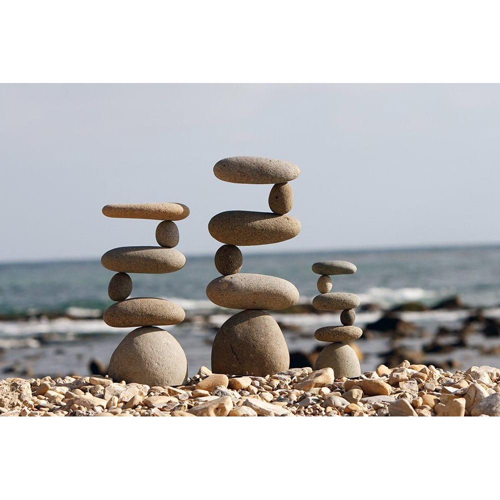 Escultura de Cairn de Piedra Natural Garden Age 28 cm