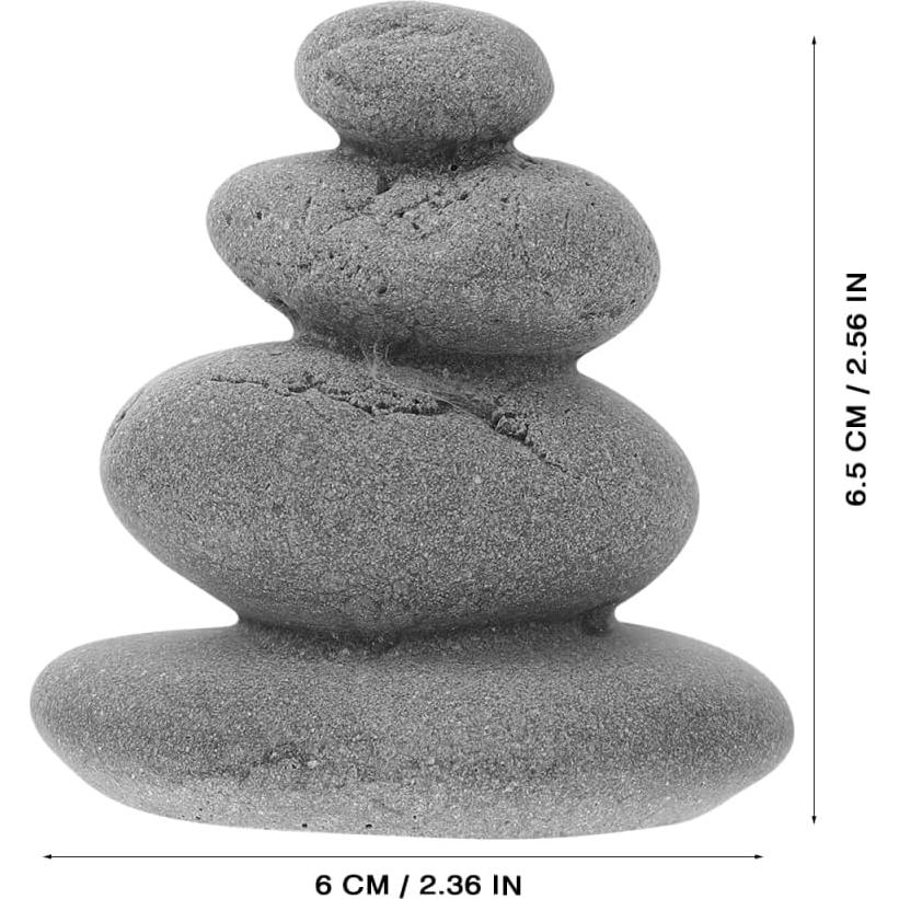 Balacoo Piedras Equilibradas para Jardín Zen 6.5 cm Decoración