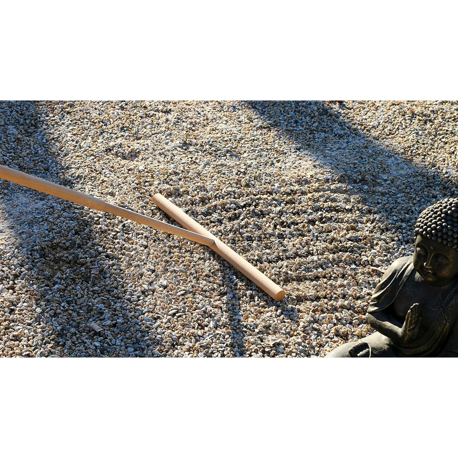 Rastrillo Zen de Jardín Exterior Grande JJJ Arts 121.92 cm