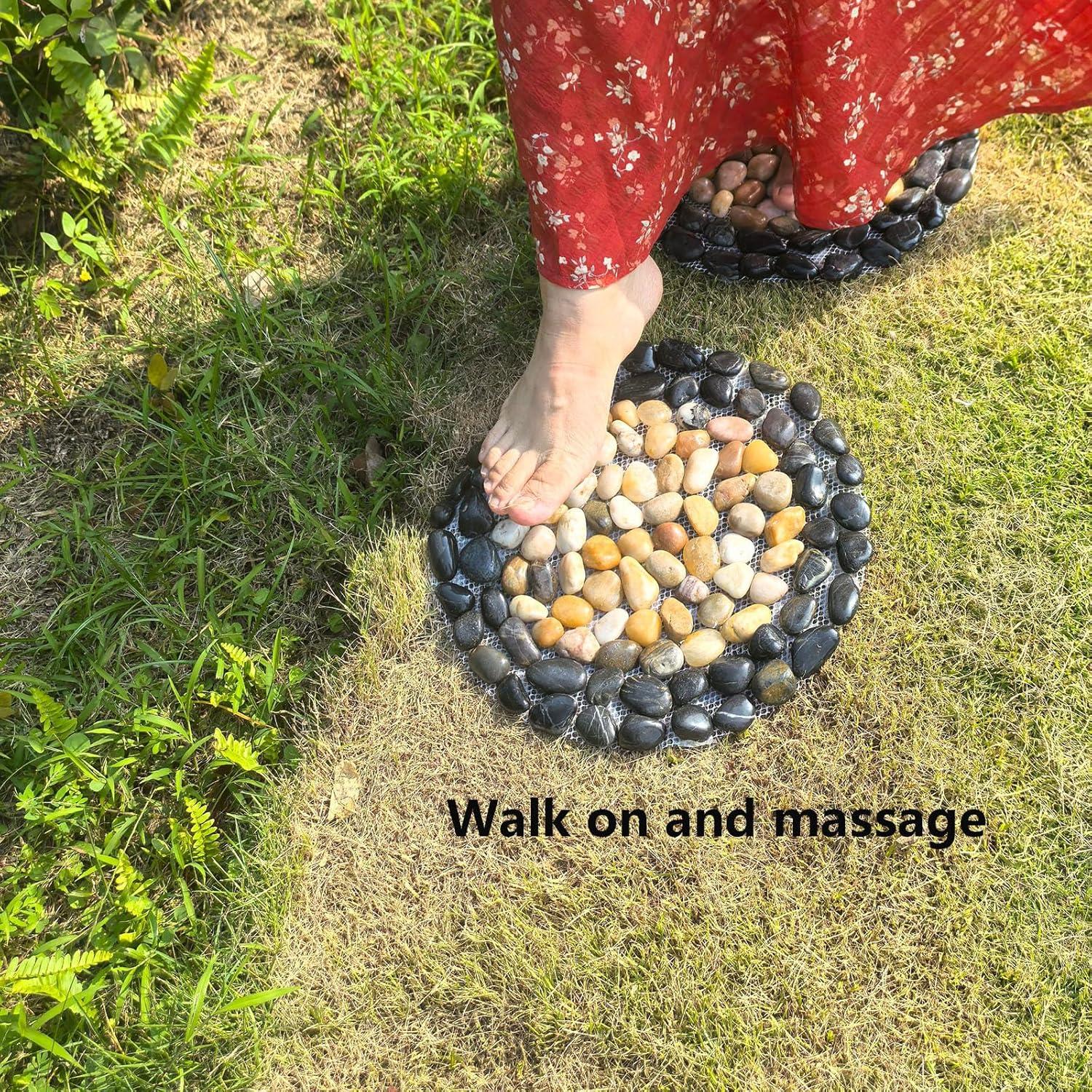 Piedras de Paso de Jardín EYZH 30 cm Antideslizantes 3 Piezas