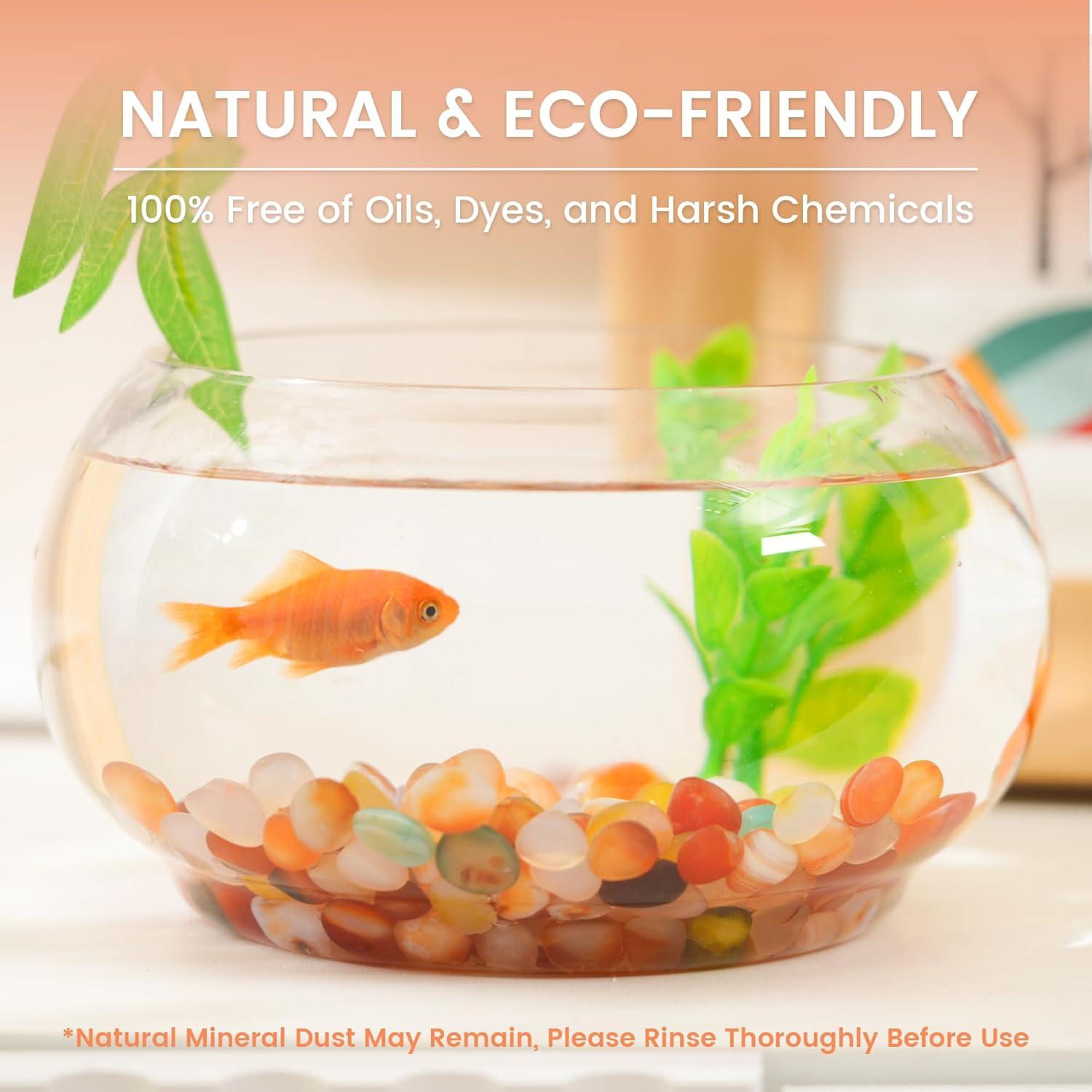 Piedras de Ágata Coloridas 0.91 kg SIDONG 1-1.5 cm Pulidas