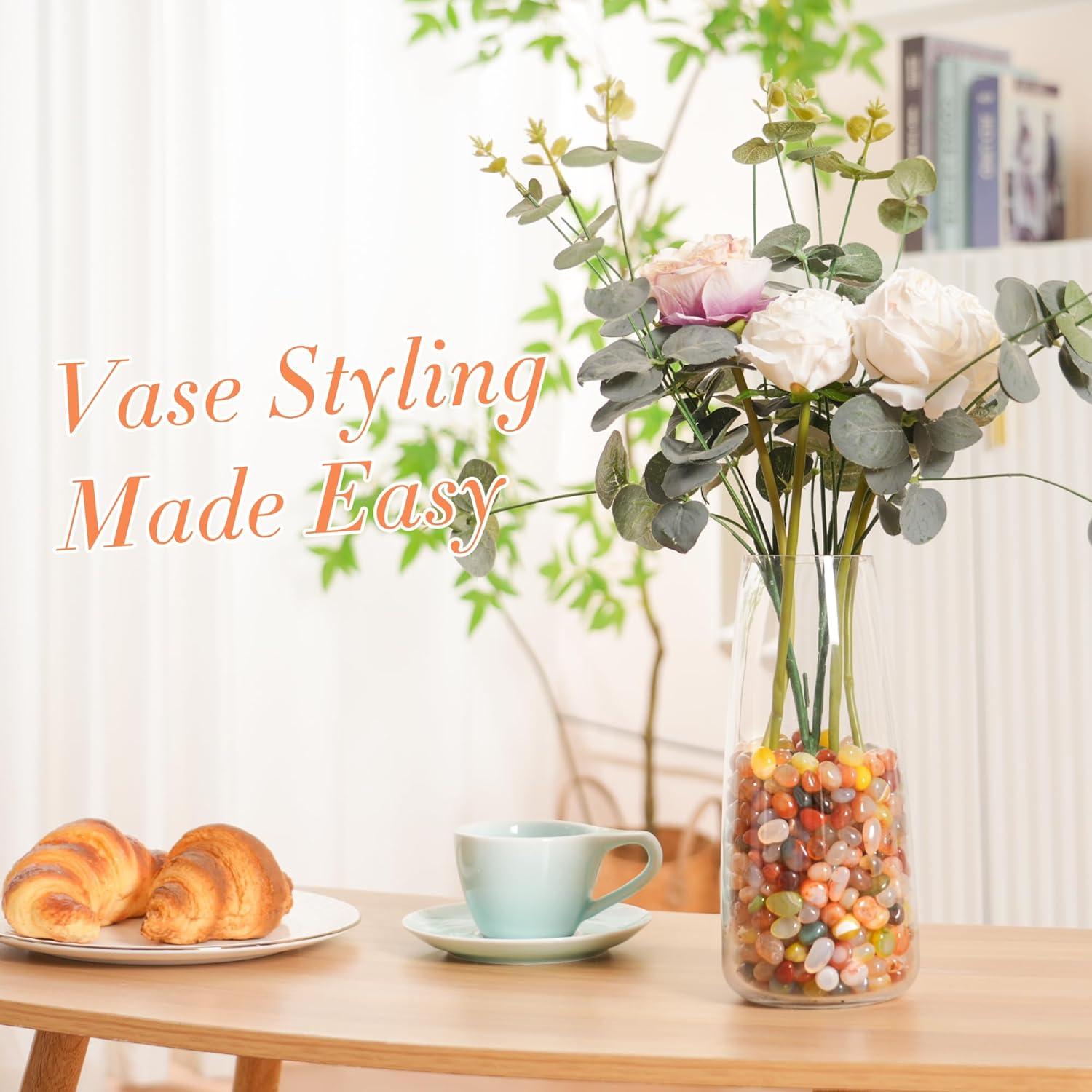 Piedras de Ágata Coloridas 0.91 kg SIDONG 1-1.5 cm Pulidas