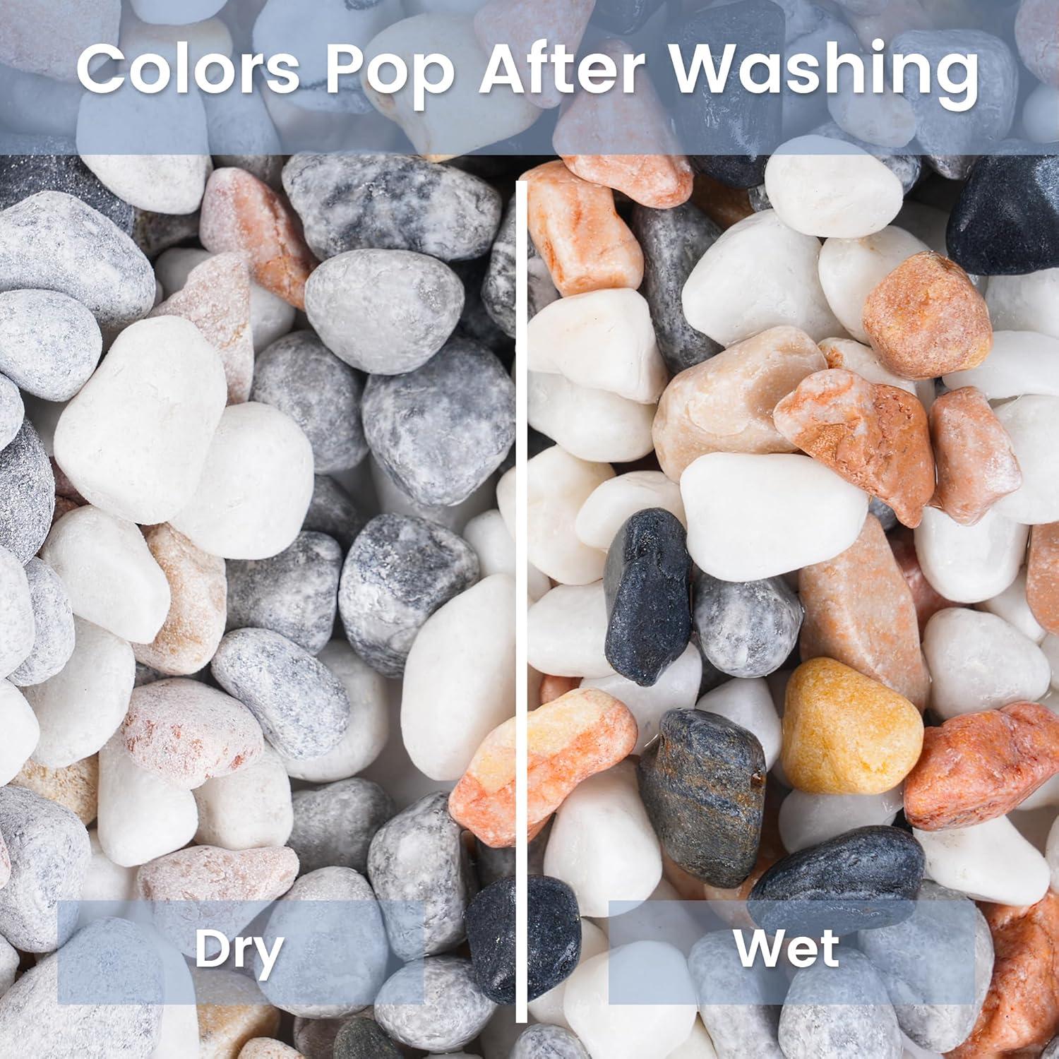 Grava Mixta Natural SIDONG 4.54 KG para Jardín y Acuarios