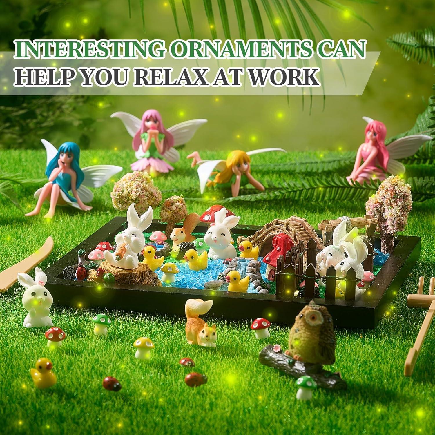 Kit Jardín Zen Soulchen Estilo Hada con Bandeja de Madera