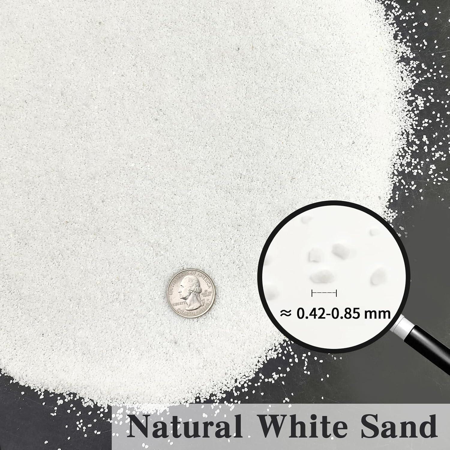 5 kg Arena Blanca para Acuario FANTIAN 0.4-0.8 mm Sustrato