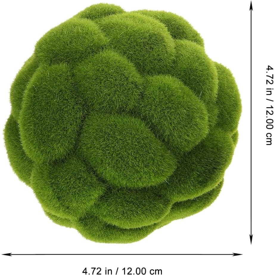 Bolas de Musgo Artificial Housoutil 10cm y 12cm para Jardín