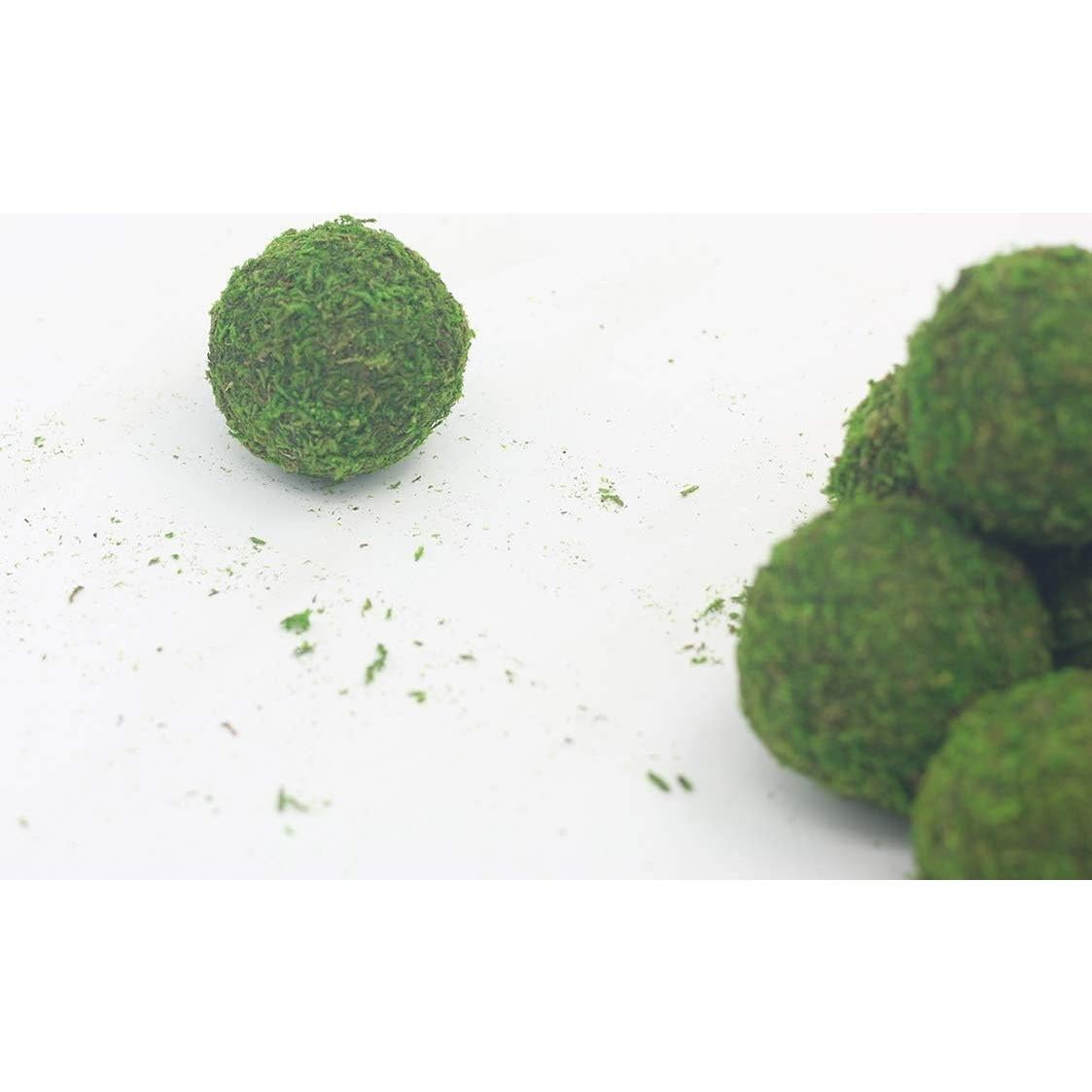 Bolas de Musgo Natural Verde Hechas a Mano 5.08 cm - Compra Agradable