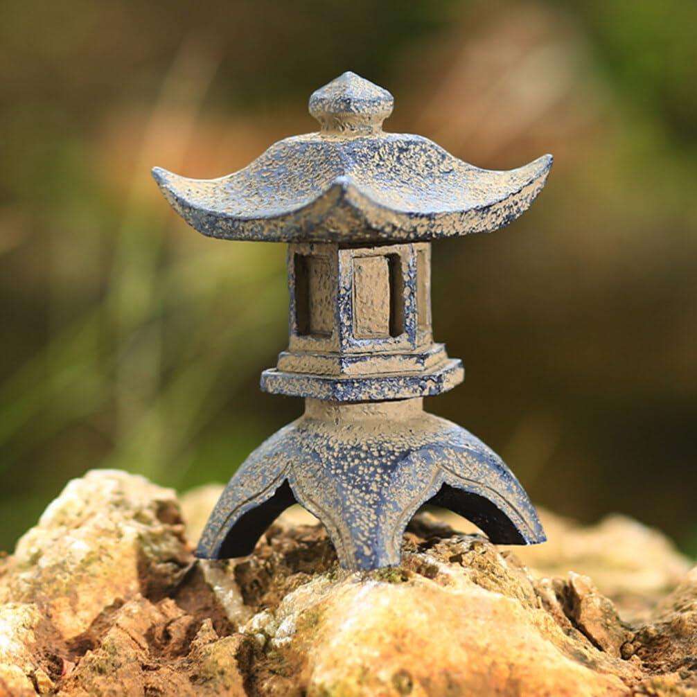 Estatua Pagoda Miniatura Yardwe 8.5x5.2cm Jardín Zen