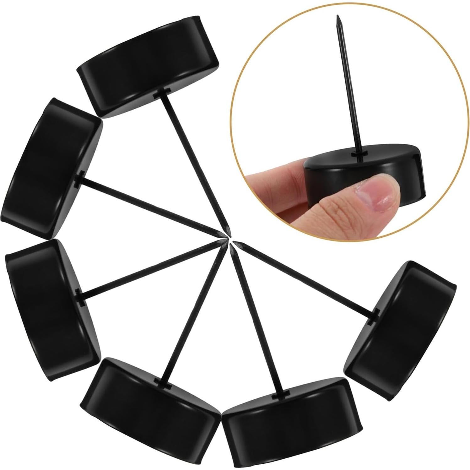 Soportes de Velas de Hierro Veemoon 6 Pcs con Punta 5 cm