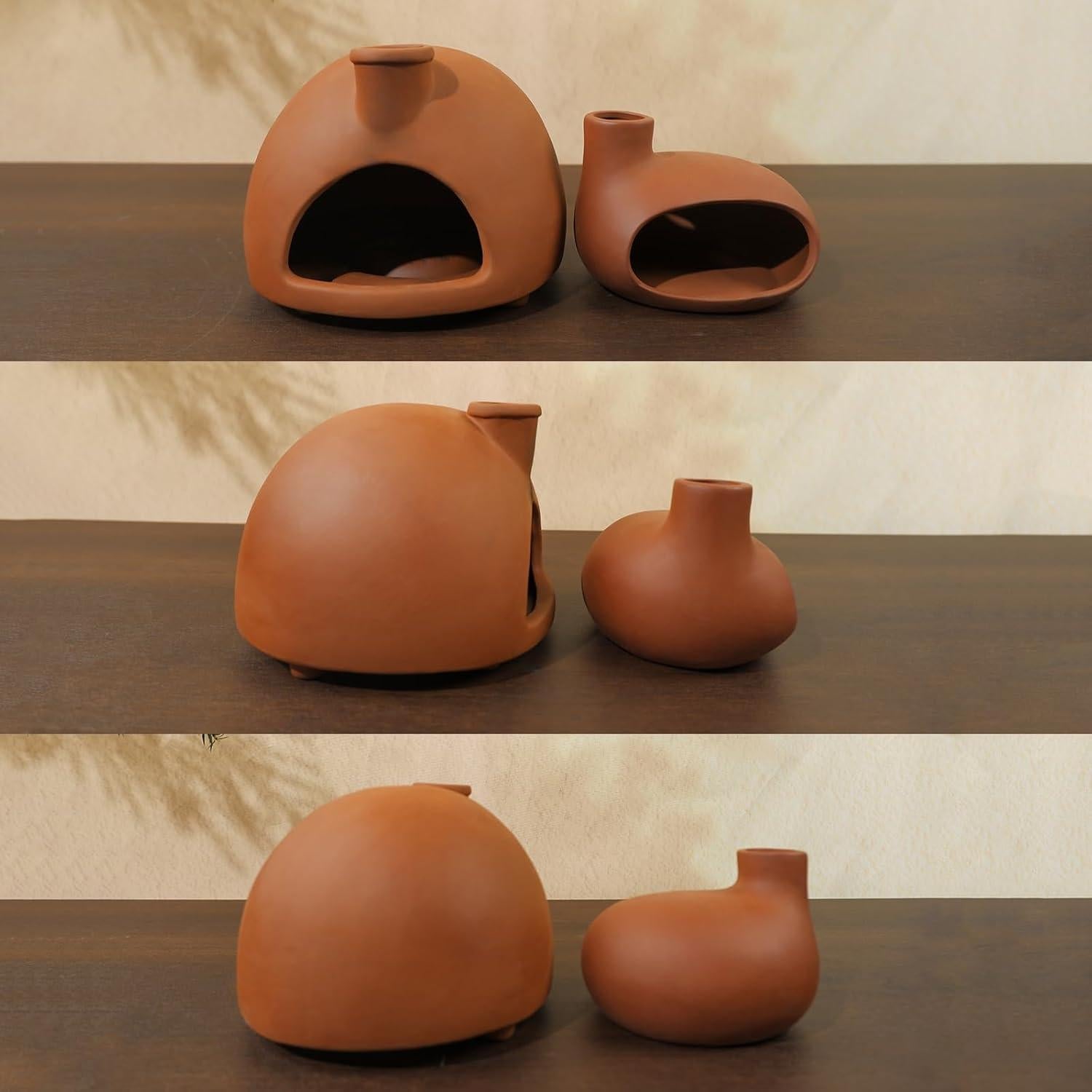 Soporte de Palo Santo de Terracota MOUGIGI Grande 16.5 cm