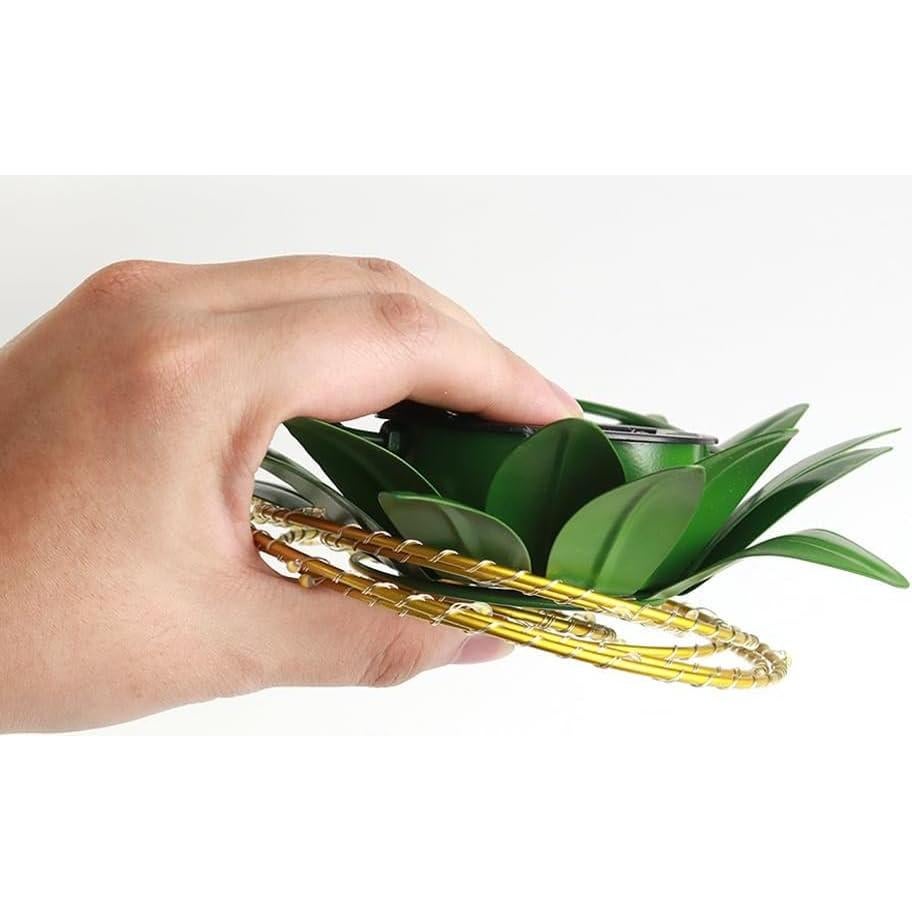 Paquete de 2 Luces Colgantes Solares JHPGEOE 60LED IP65