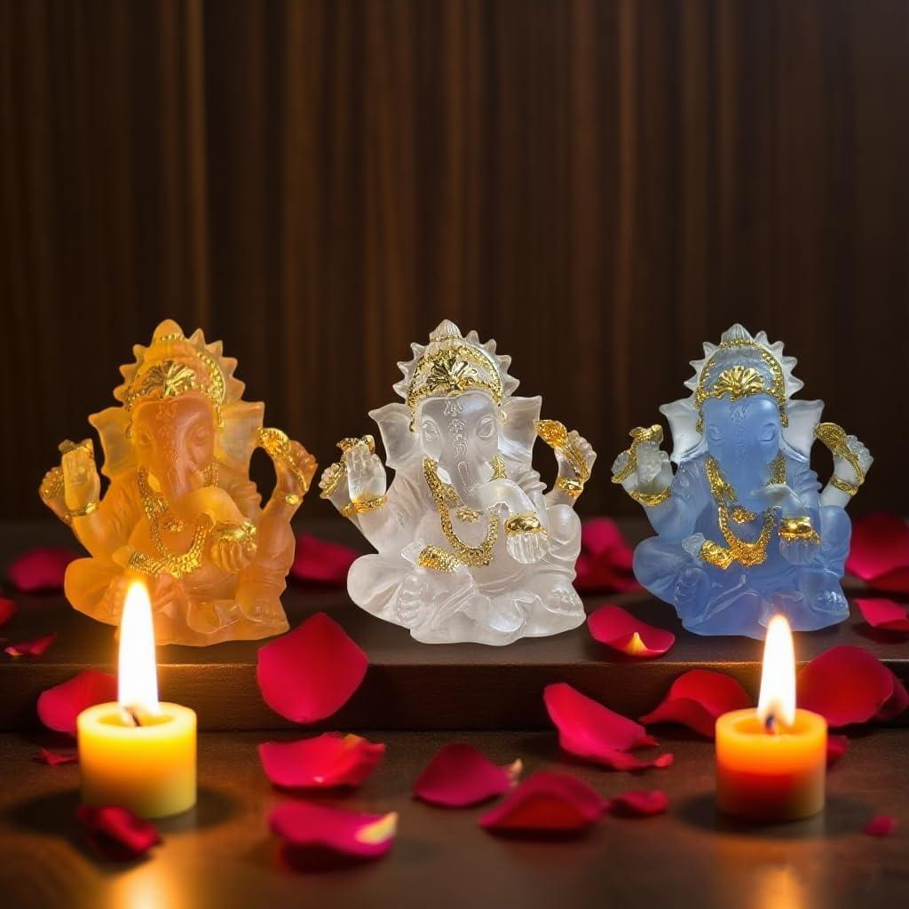 Estatua de Ganesha Azul 7.99 cm - Decoración Hindú