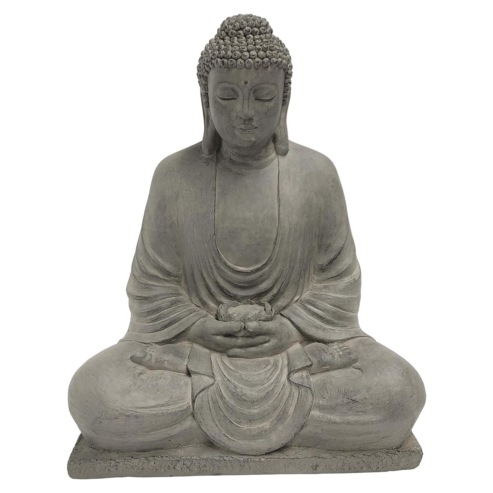 Estatua de Buda Meditador Hi-Line Gift Ltd 61 cm Resina