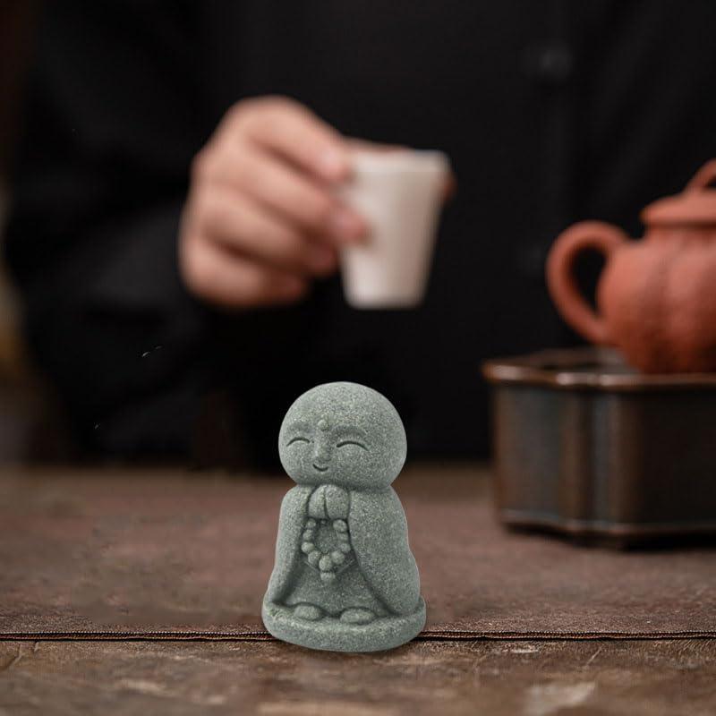 Estatuas de Buda Miniatura Zen 2 Piezas SHIDXIB 4.5cm