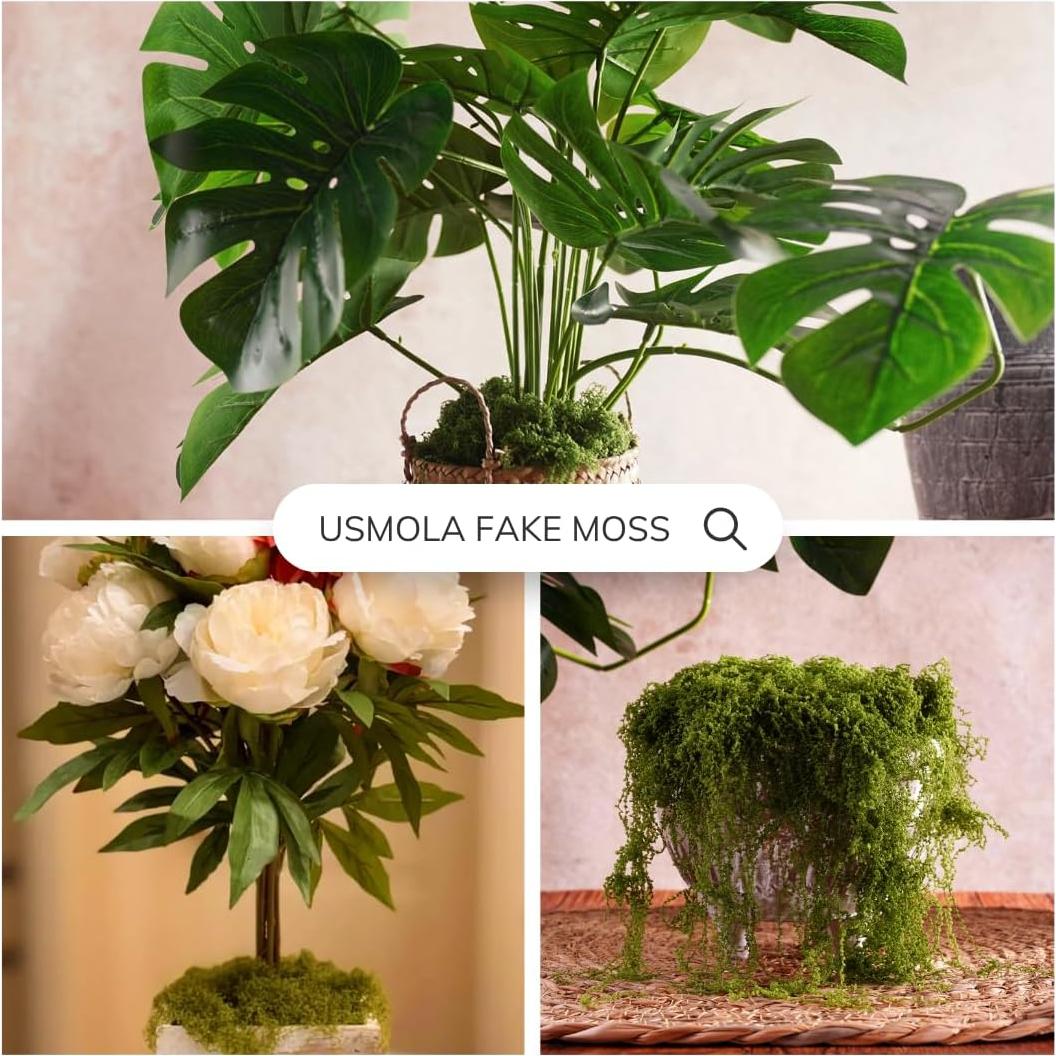 Musgo Falso USMOLA 198G Verde Natural para Manualidades