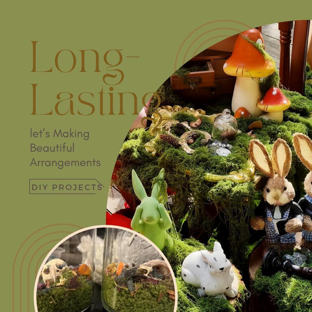 Musgo Falso USMOLA 198G Verde Natural para Manualidades