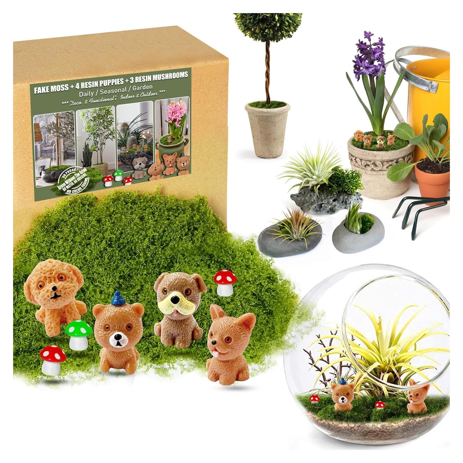 Musgo Falso Verde para Jardinería Damaflawa 178g Decoración