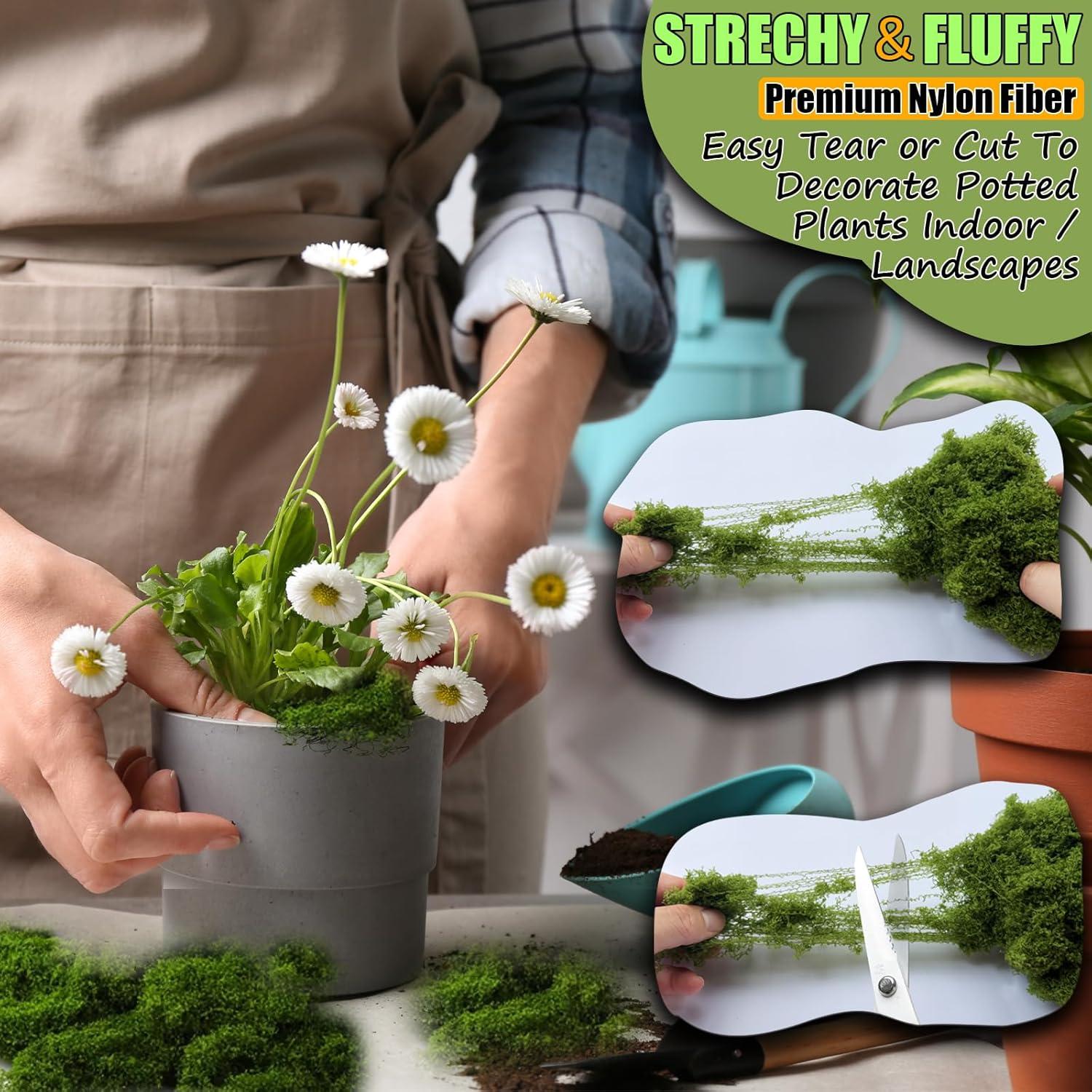 Musgo Falso Verde para Jardinería Damaflawa 178g Decoración