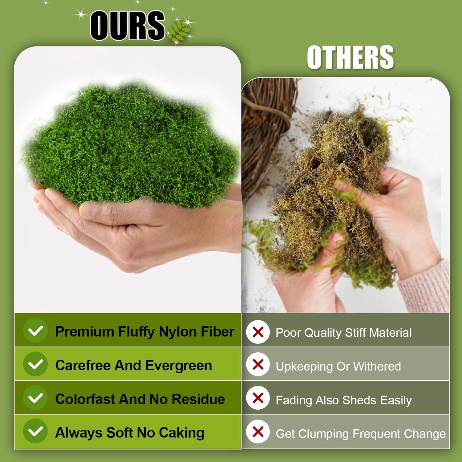 Musgo Falso Verde para Jardinería Damaflawa 178g Decoración