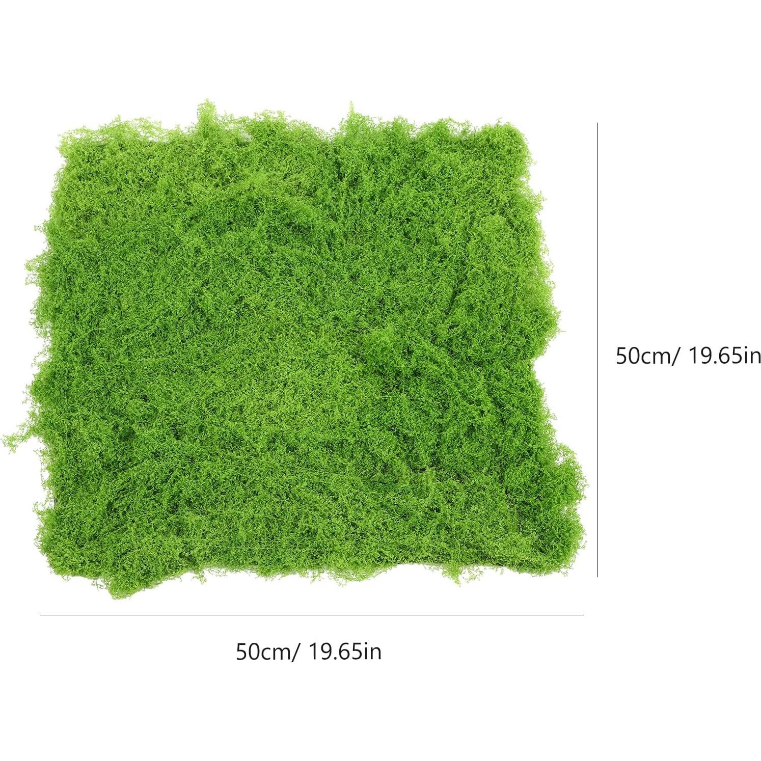 Alfombra de Musgo Artificial BESPORTBLE 50x50 cm Verde Claro