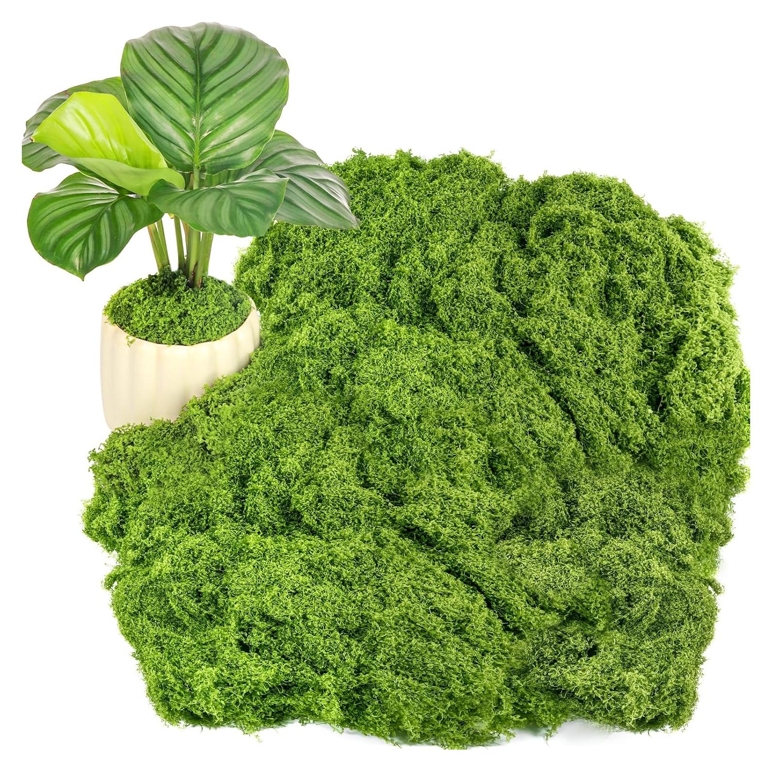 Musgo Artificial Verde Draupnir 300g para Manualidades y Decoración