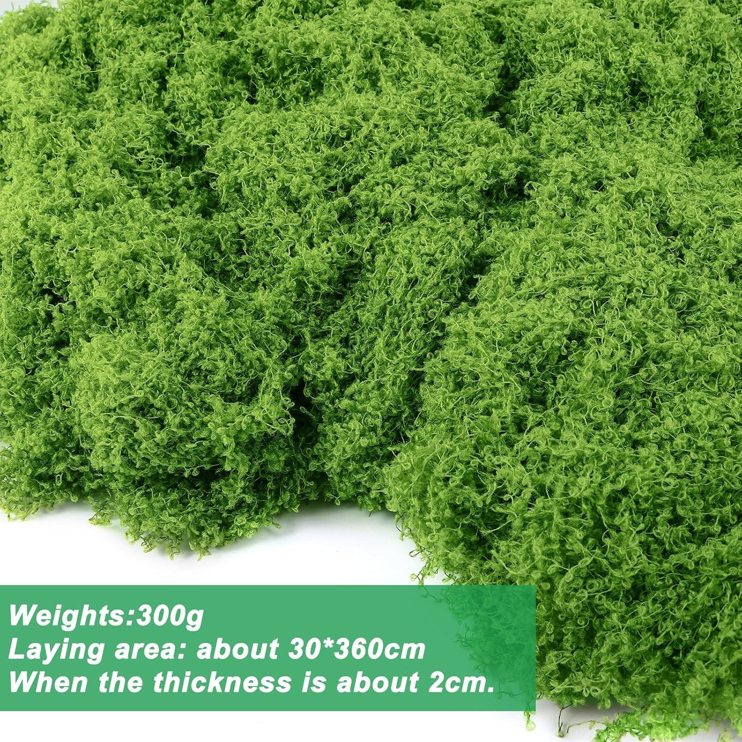 Musgo Artificial Verde Draupnir 300g para Manualidades y Decoración