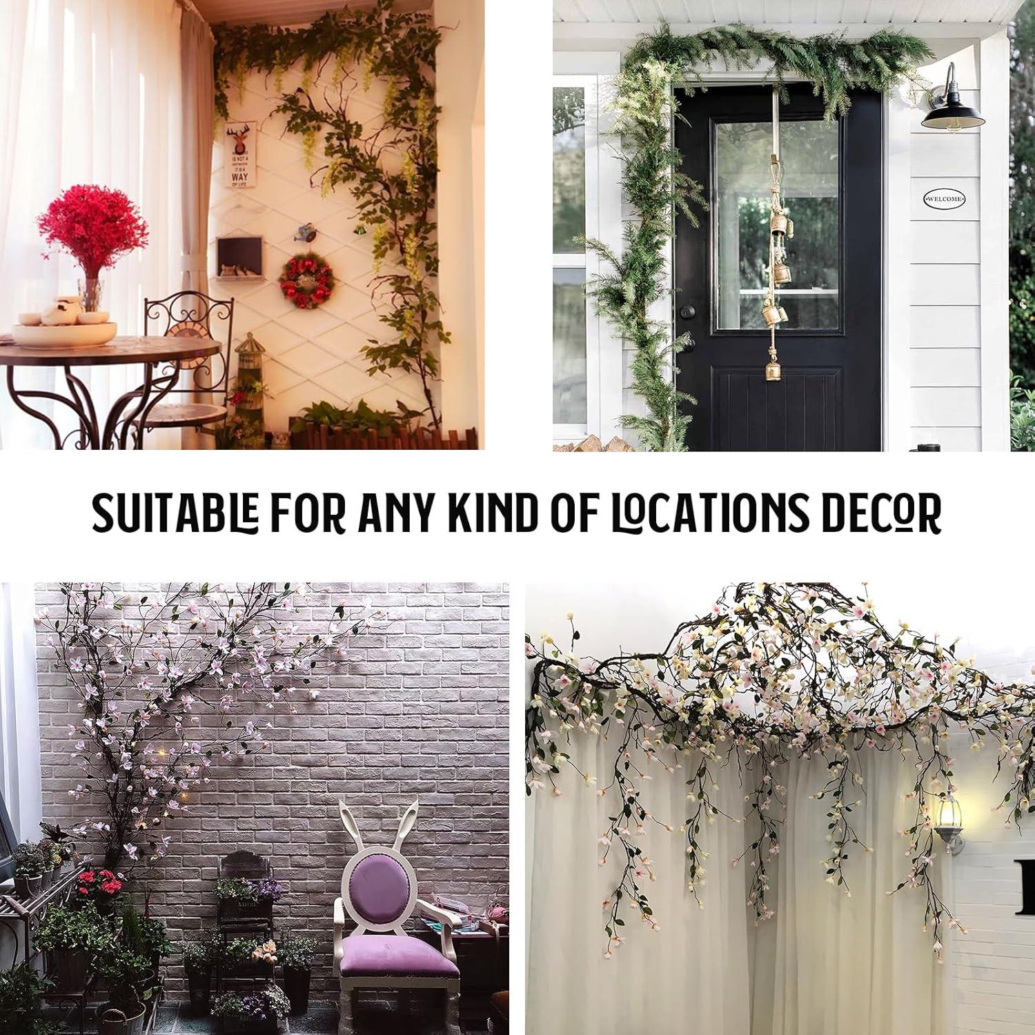 Rama Artificial Flexible Fosolasi 250 cm Musgo Decoración