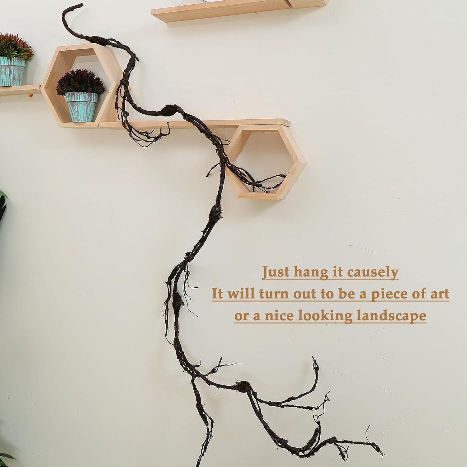 Rama Artificial Flexible Fosolasi 250 cm Musgo Decoración