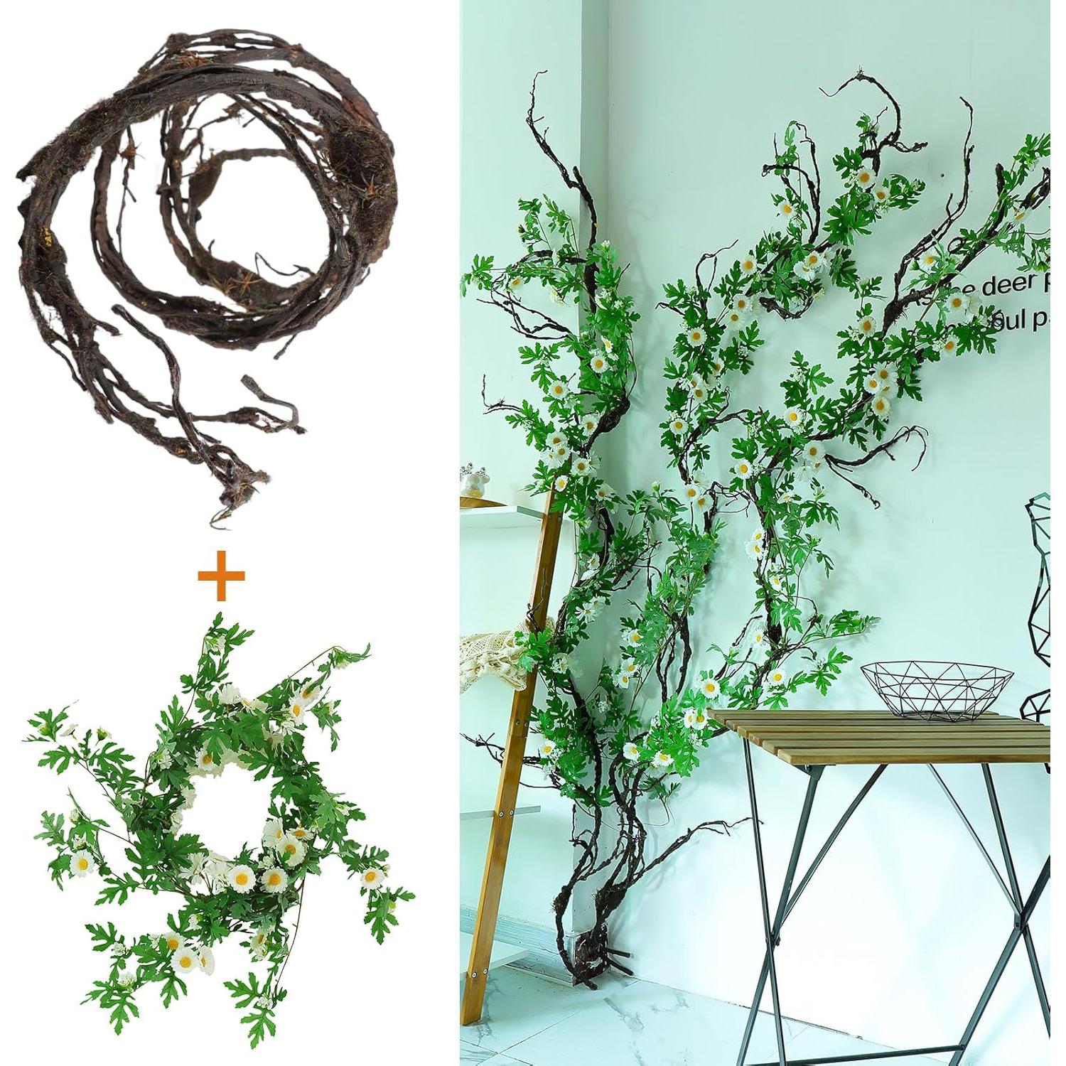 Rama Artificial Flexible Fosolasi 250 cm Musgo Decoración